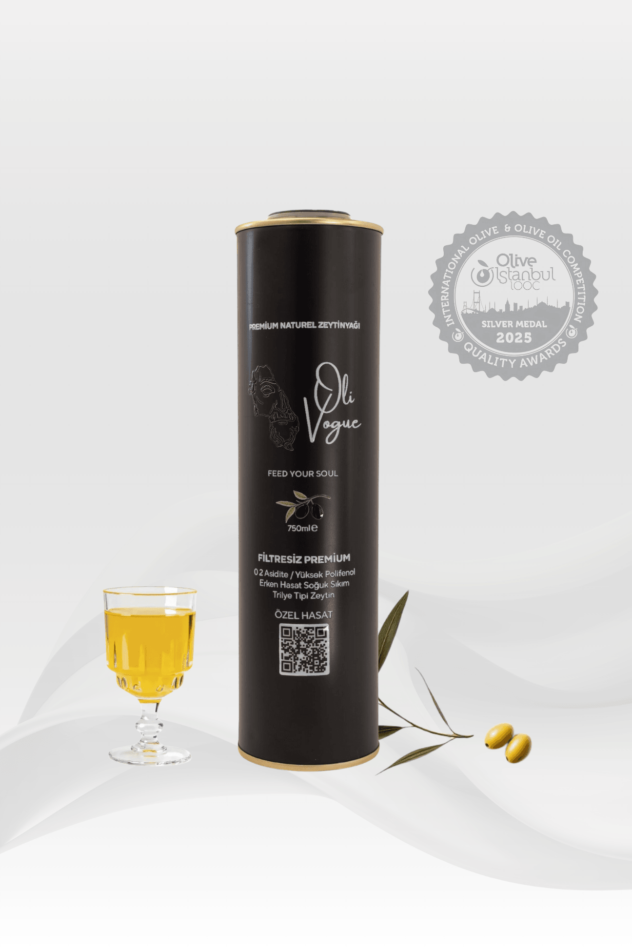 Roll Premium Erken Hasat Naturel Sızma Zeytinyağı (750 ml)