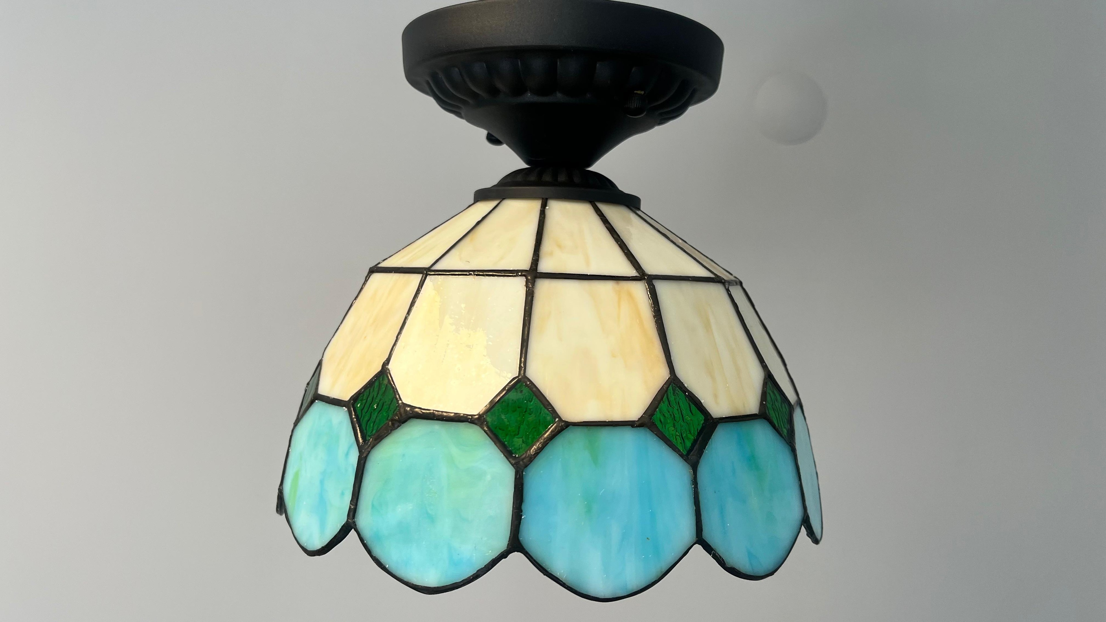 TAVAN VİTRAY AVİZE 30CM (12") - YEŞİL