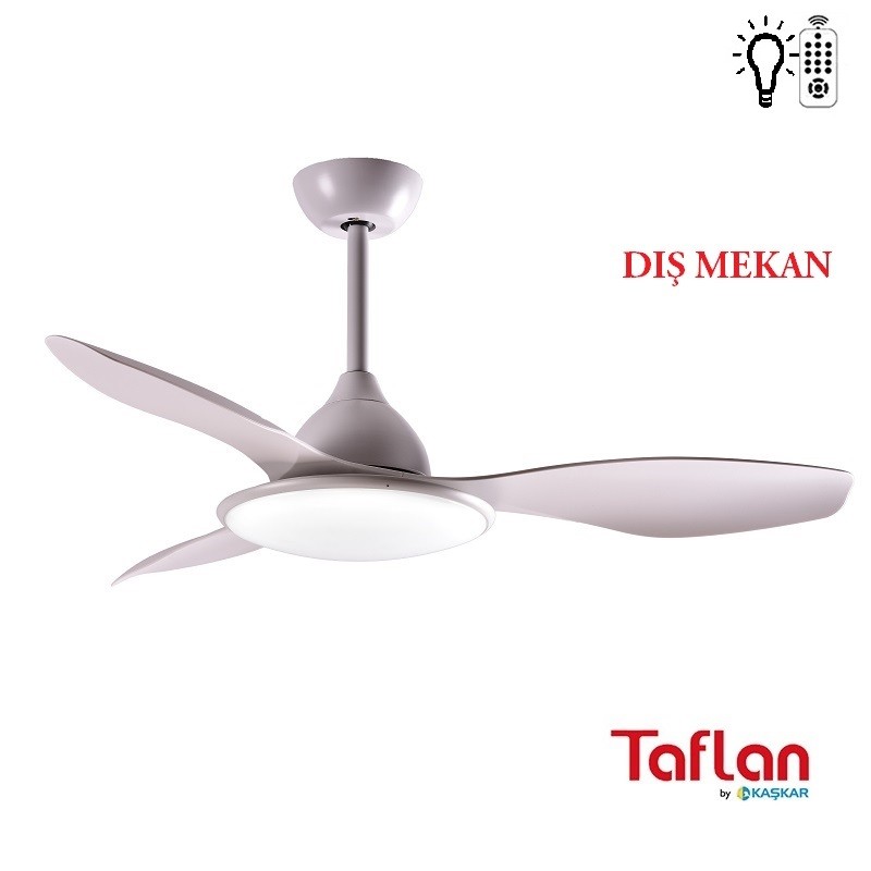 TAFLAN - KAŞKAR F48210 UZAKTAN KUMANDALI LAMBALI DIŞ MEKAN TAVAN VANTİLATÖRÜ