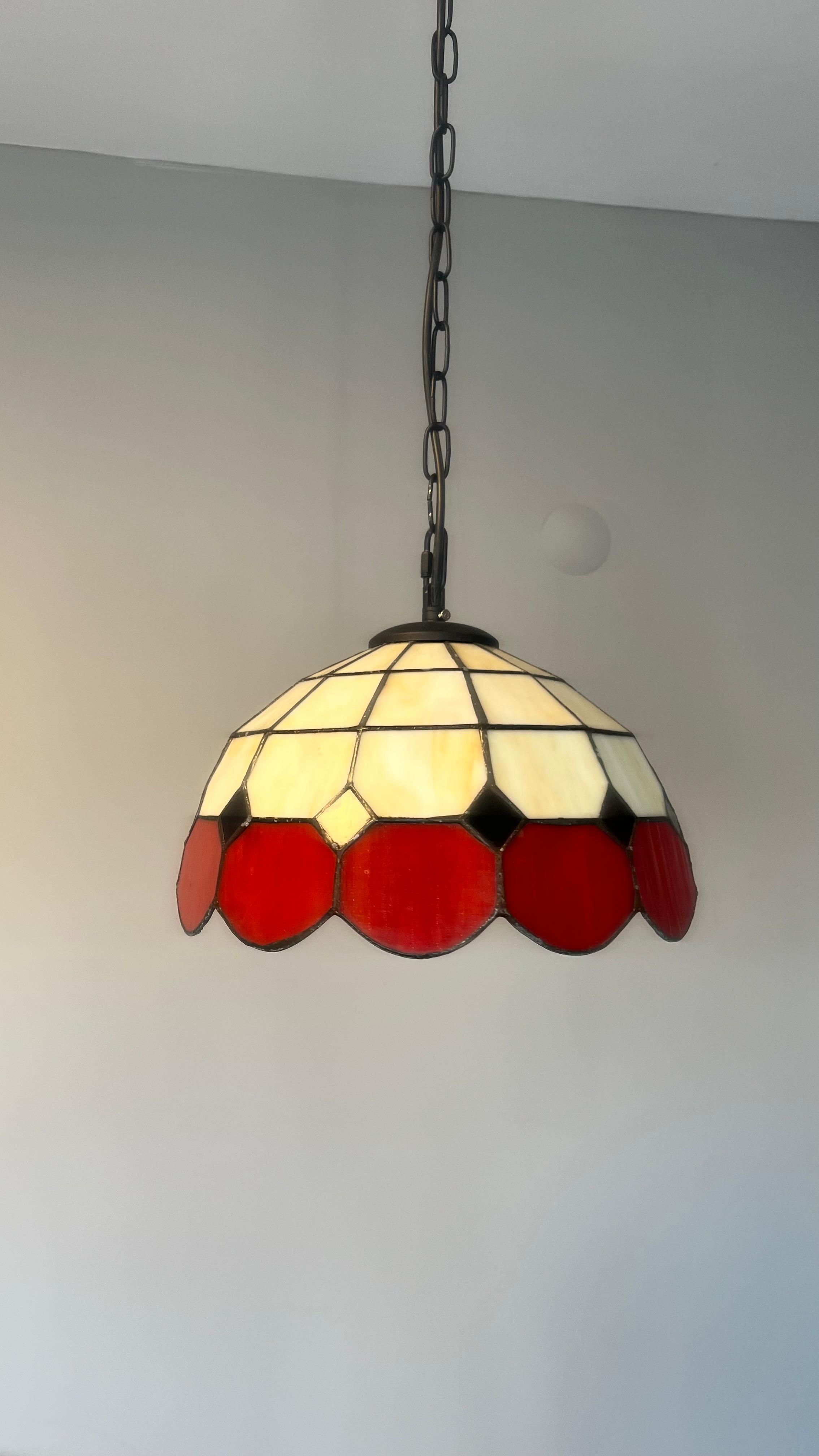 VİTRAY SARKIT AVİZE 25cm (10") - KIRMIZI