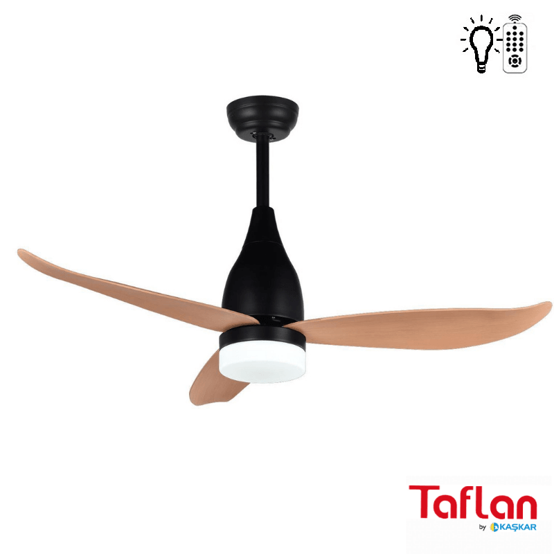 TAFLAN - KAŞKAR D52070 UZAKTAN KUMANDALI LAMBALI TAVAN VANTİLATÖRÜ