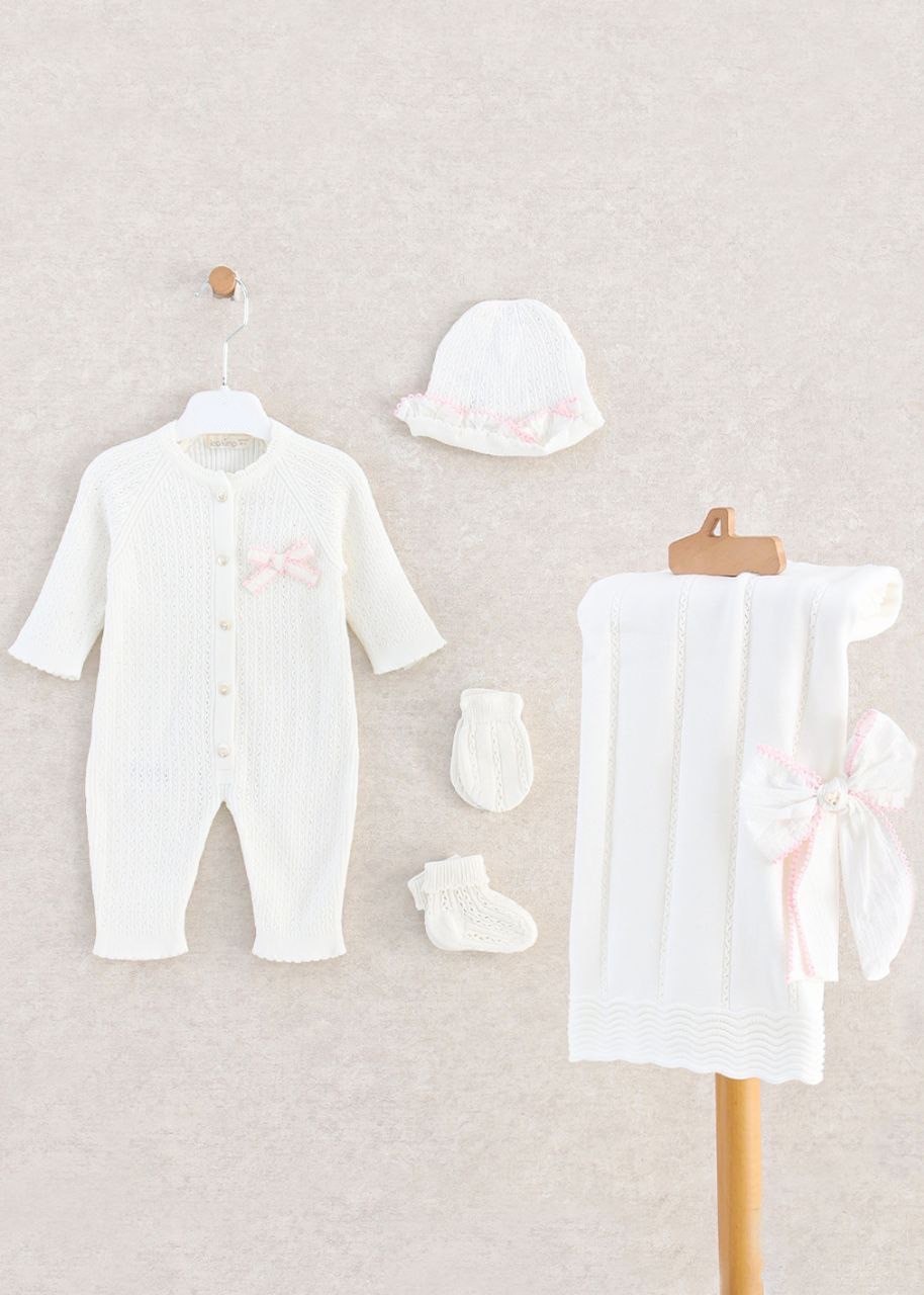 Maria Lux Merserized Tricot Newborn Set