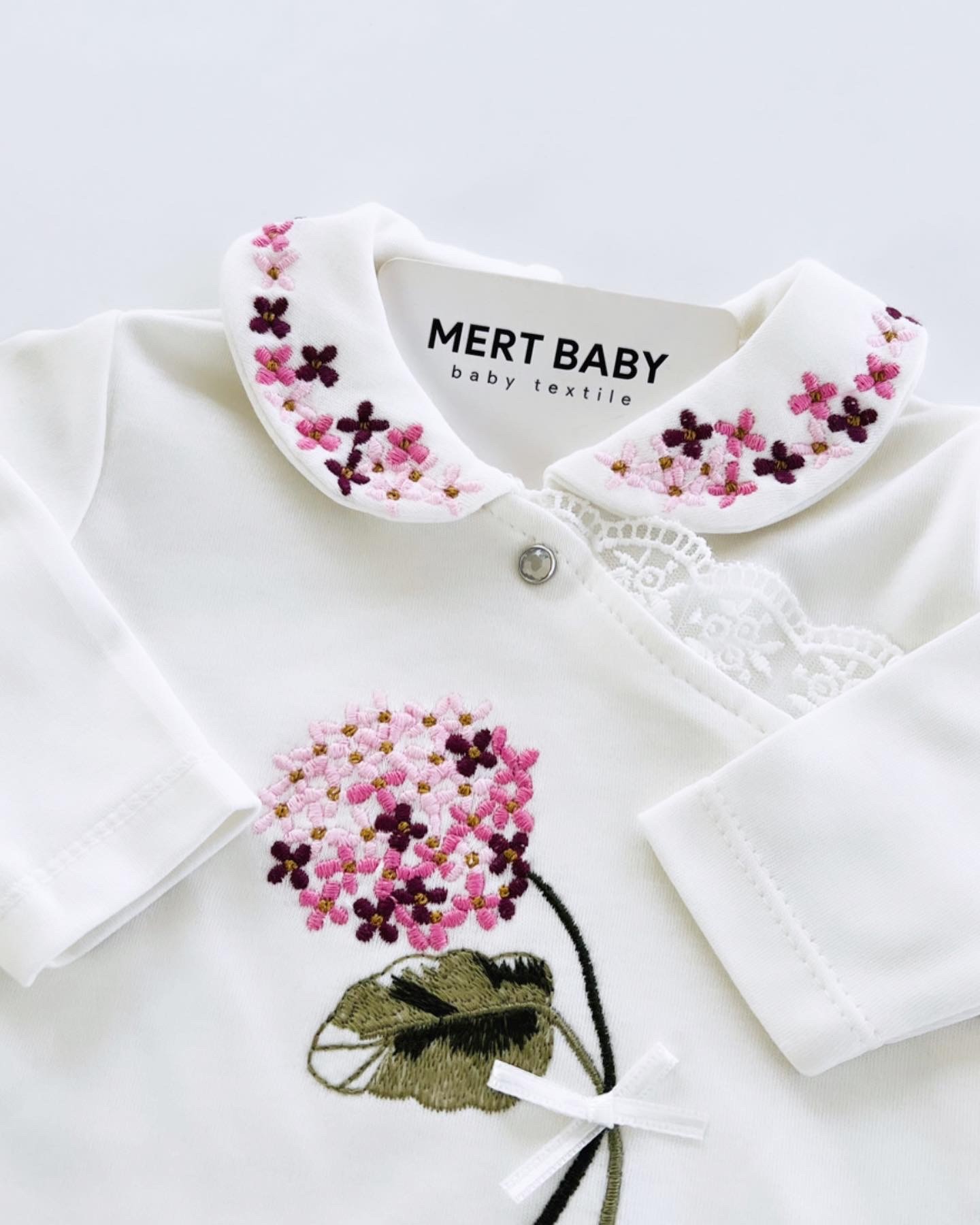 Baby Flowers Jumpsuit Ecru