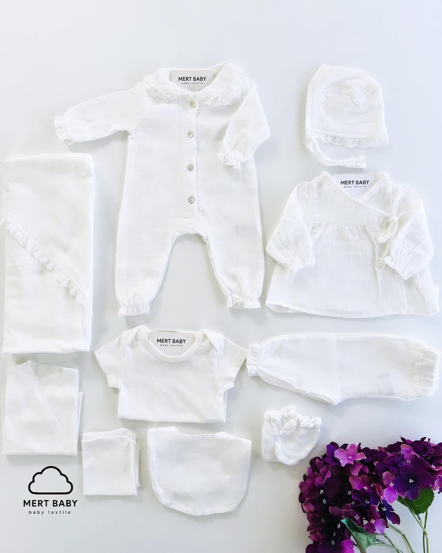 Muslin Fabric Newborn Set