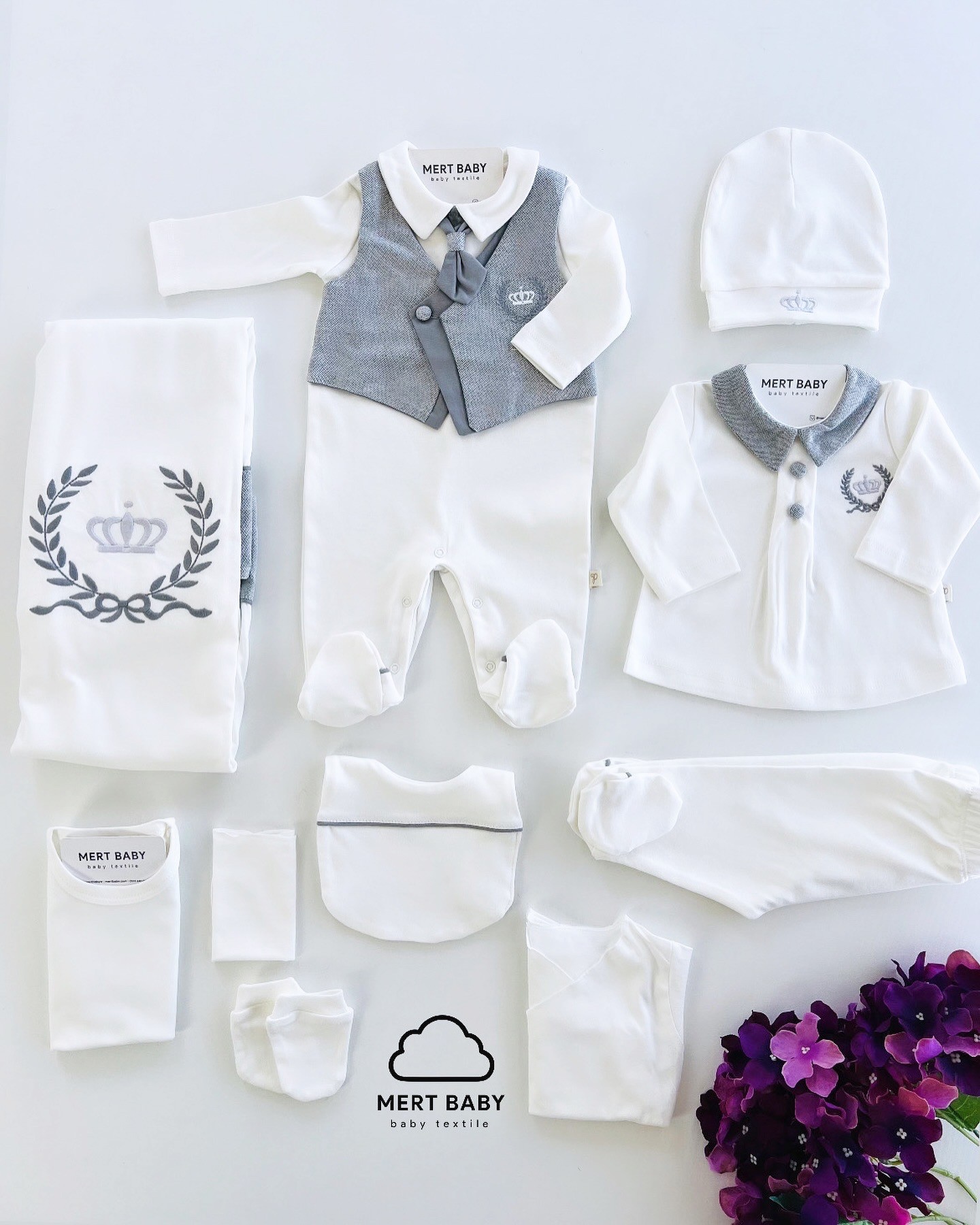 My Little King Newborn Set