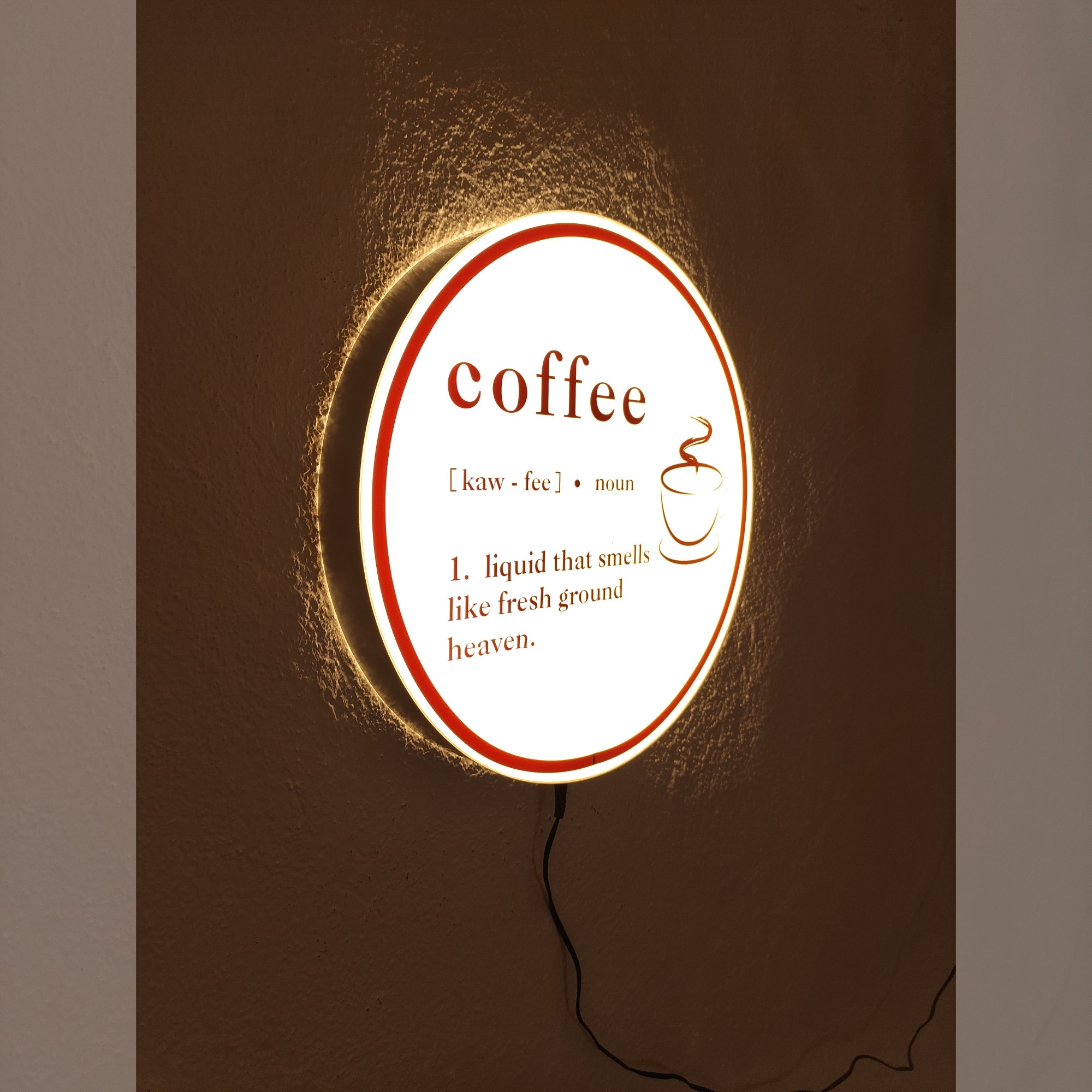 Dekoratif Tabela / Kahvenin Gölgesi