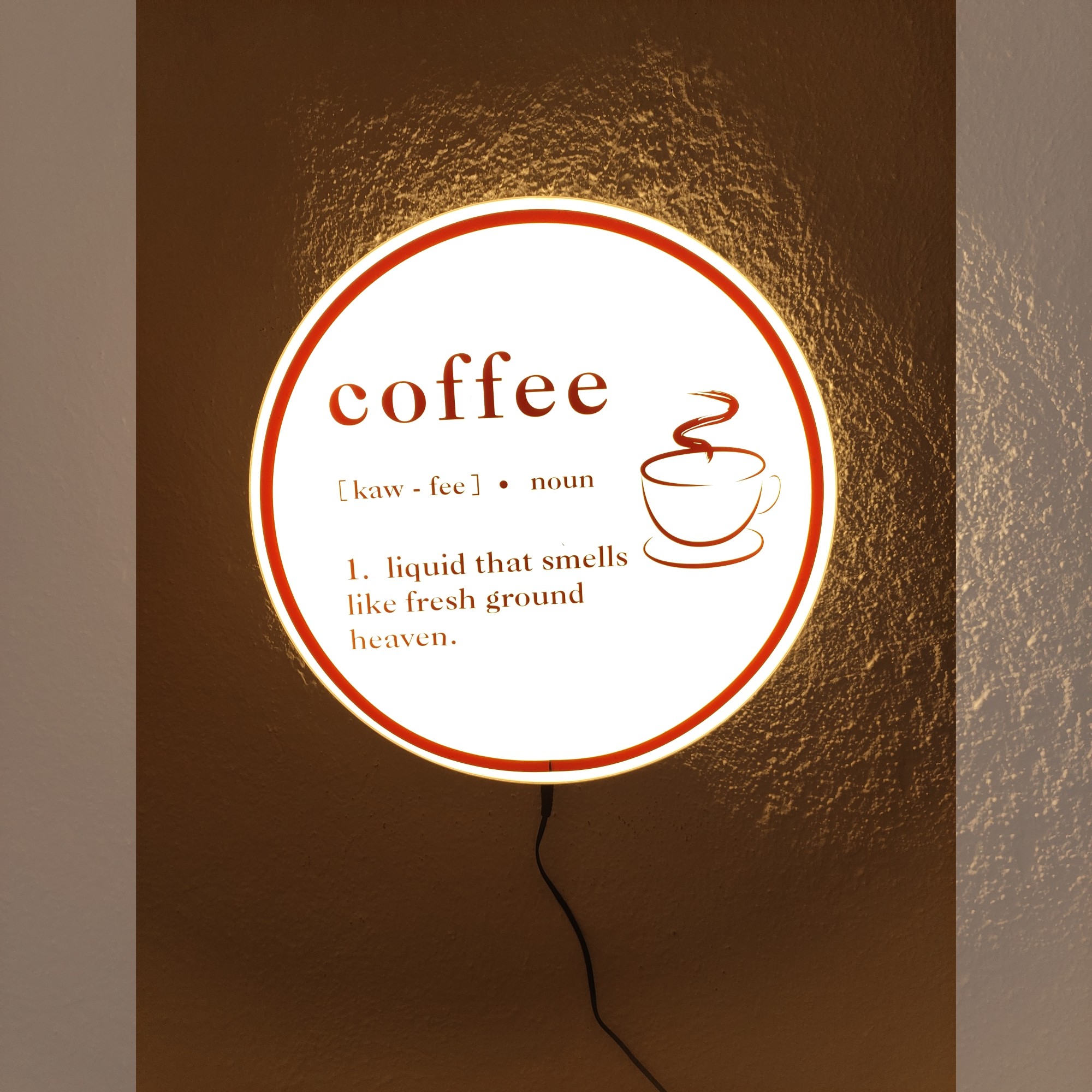 Dekoratif Tabela / Kahvenin Gölgesi