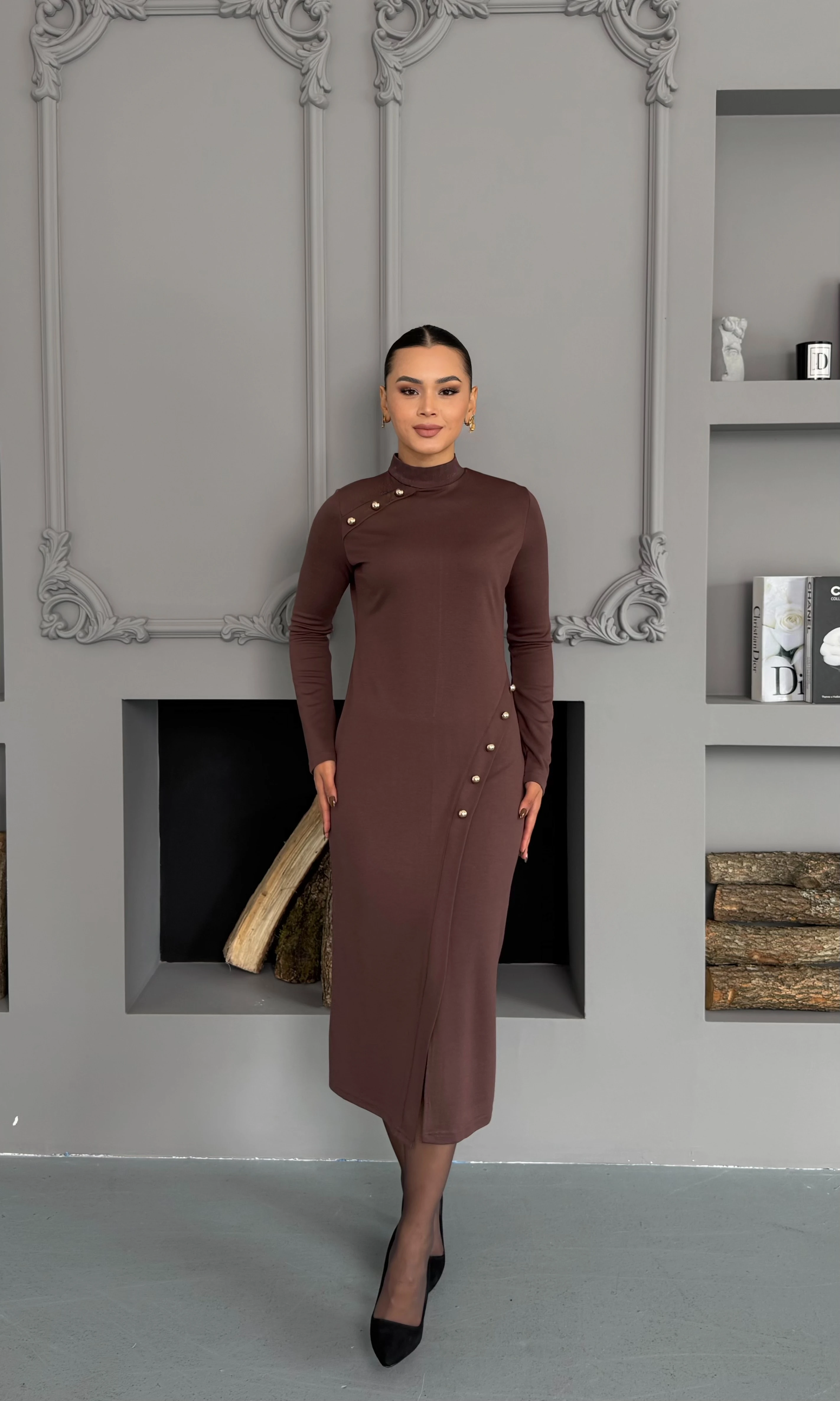 Valeria Elbise - kahverengi