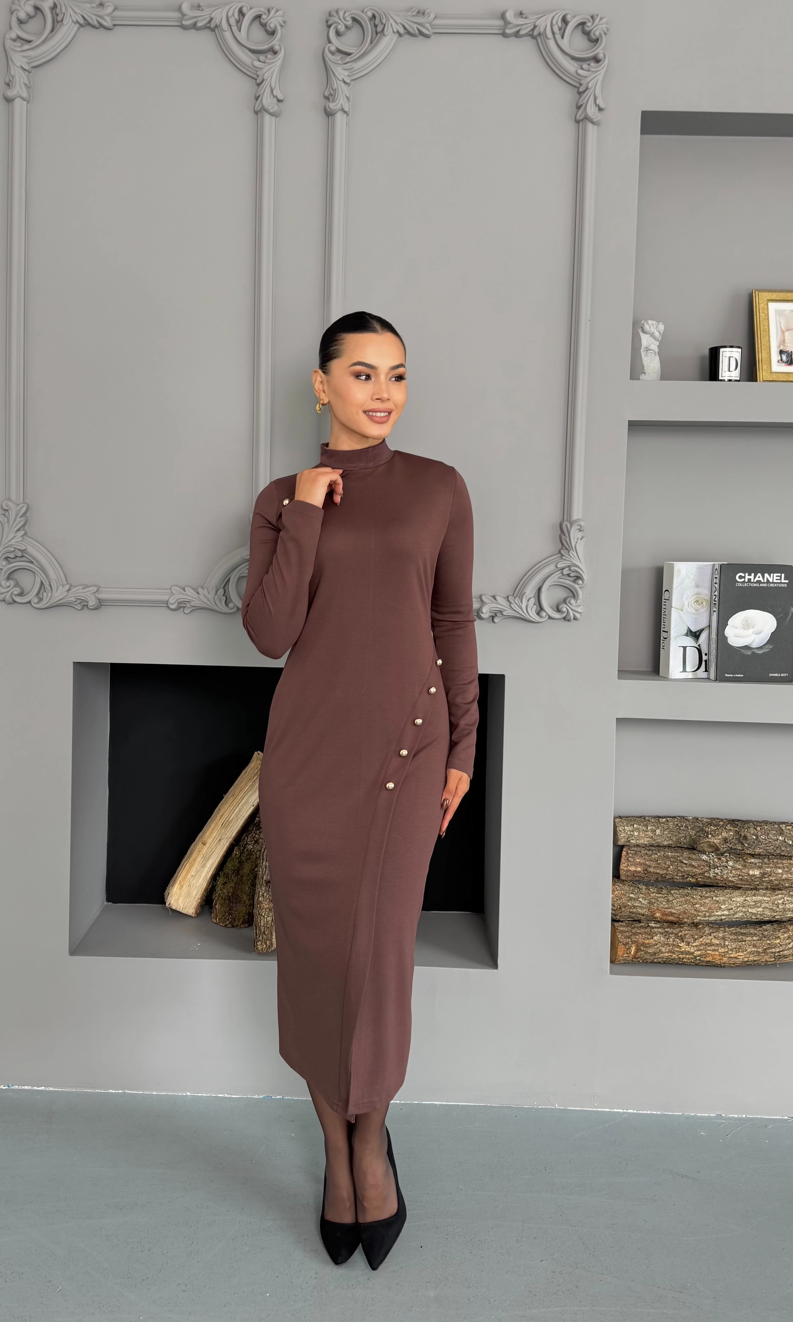 Valeria Elbise - kahverengi