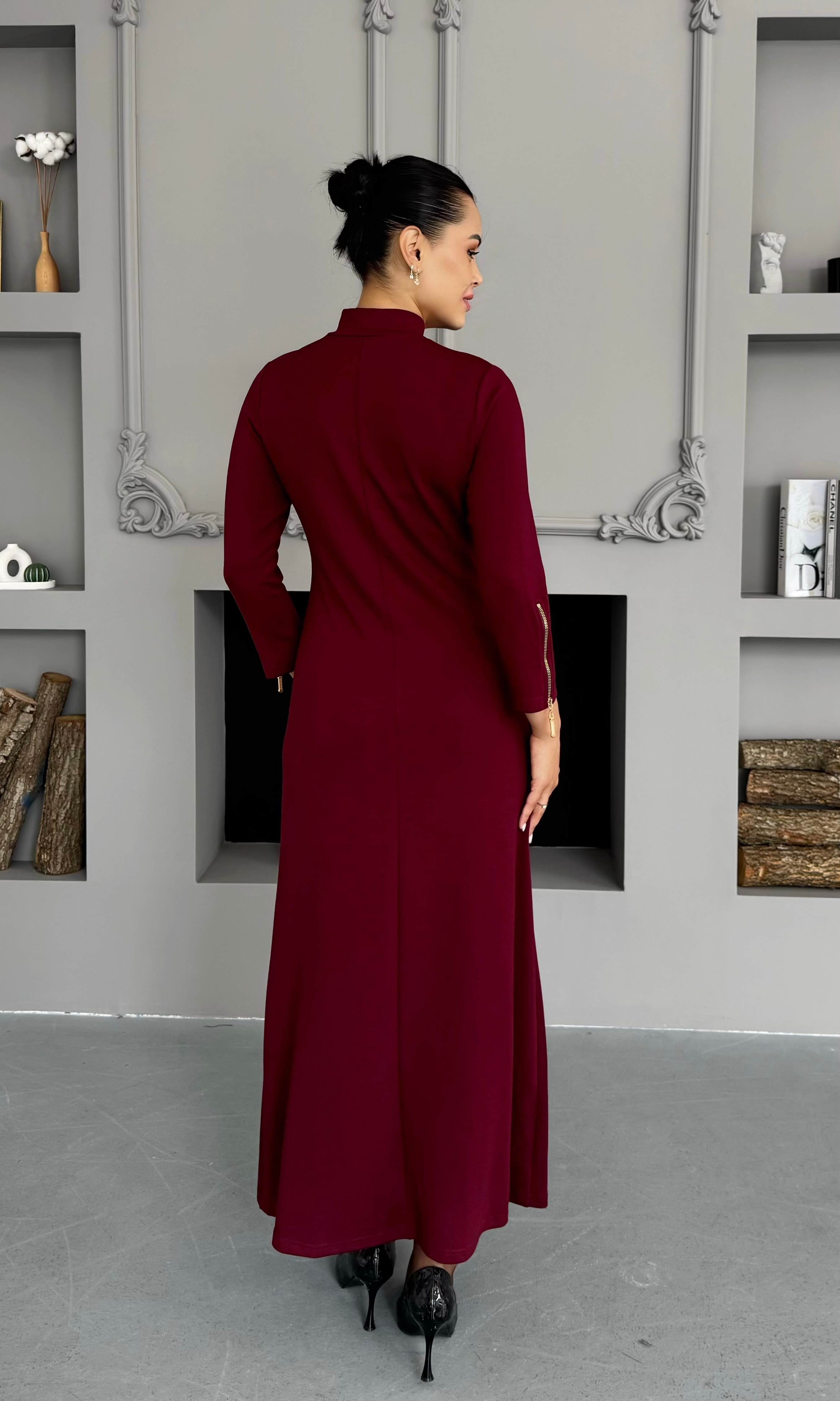 Siena Elbise - Bordo