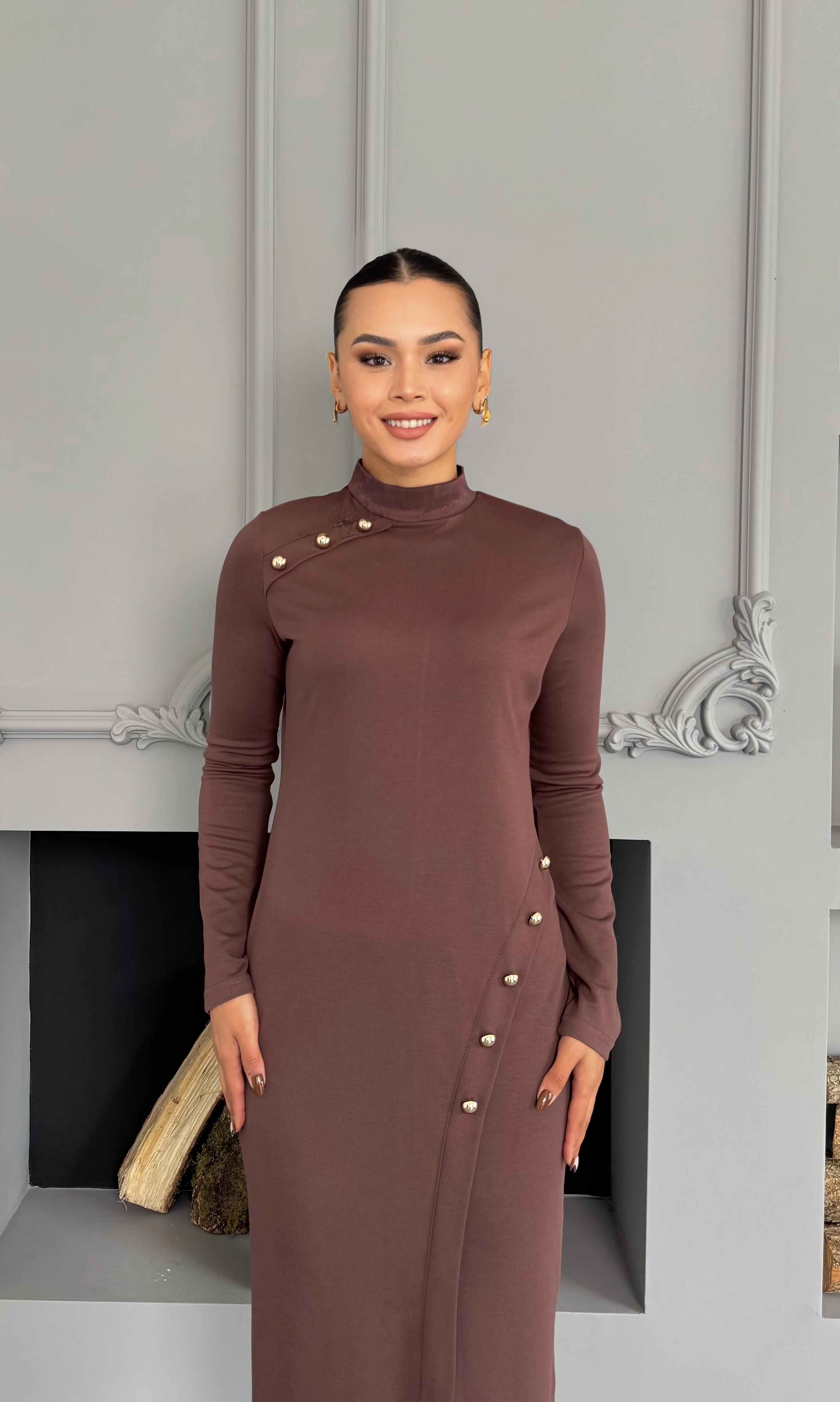 Valeria Elbise - kahverengi