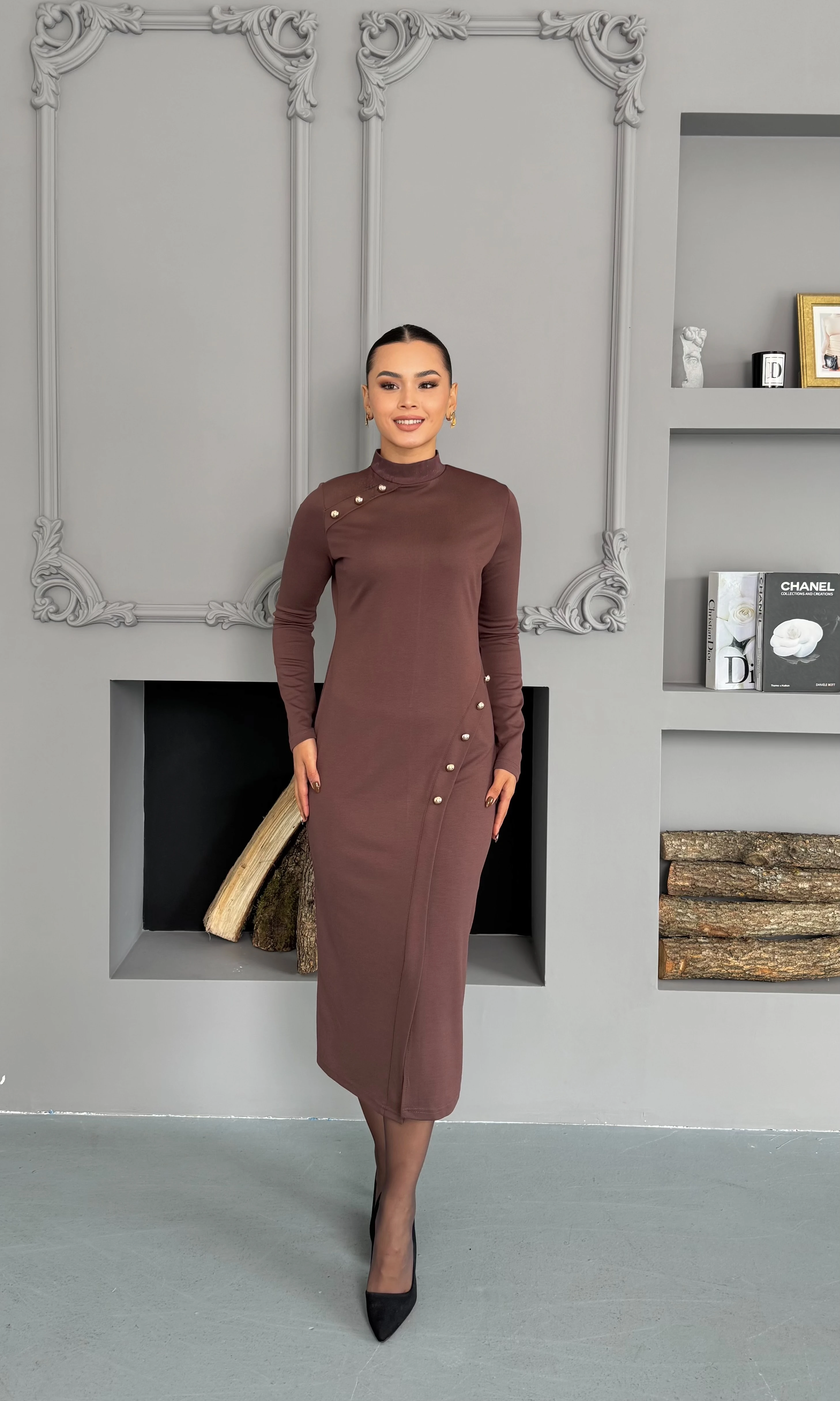 Valeria Elbise - kahverengi