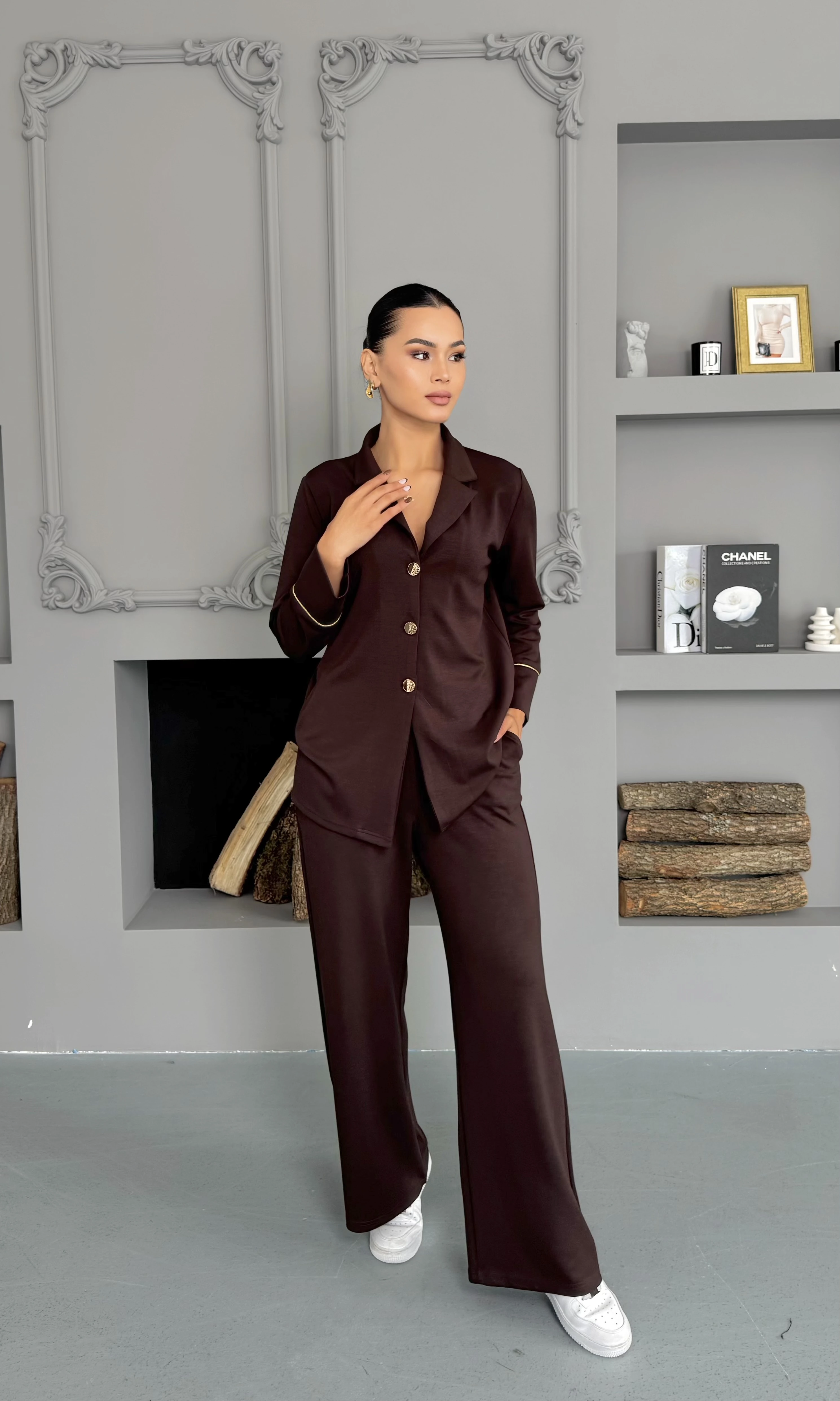 Noble Active Takım - kahverengi