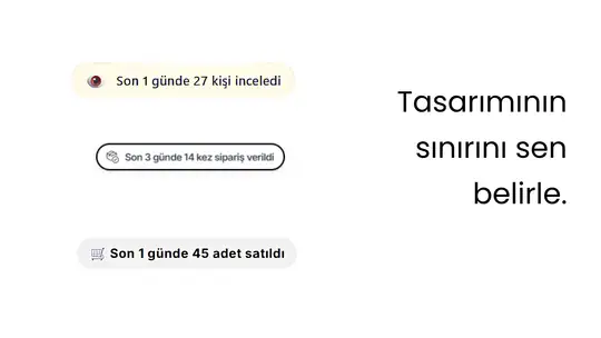 Ürün Sayfası Sosyal Kanıtı ekran görüntüsü 6