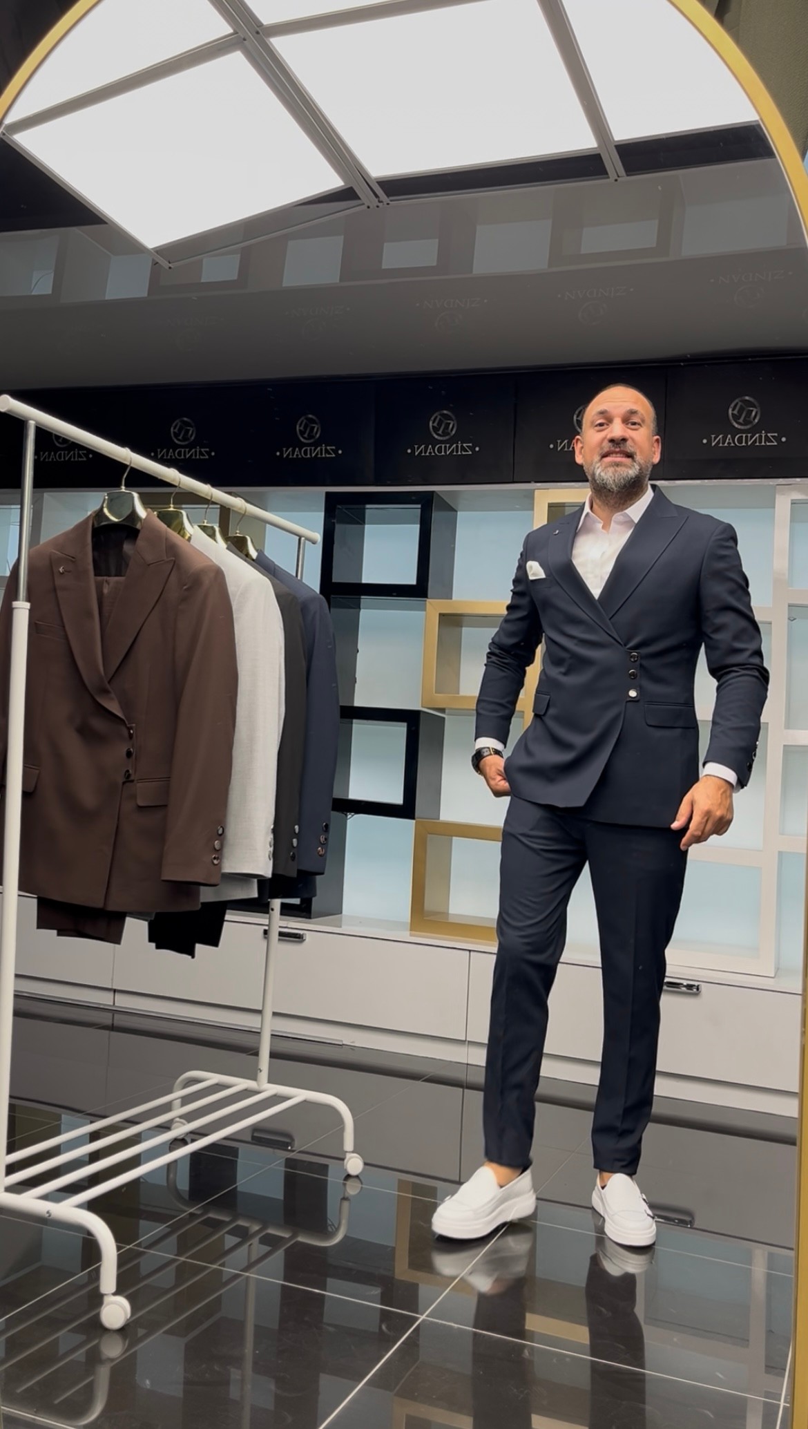 3 Çıtçıtlı Model Takım Lacivert