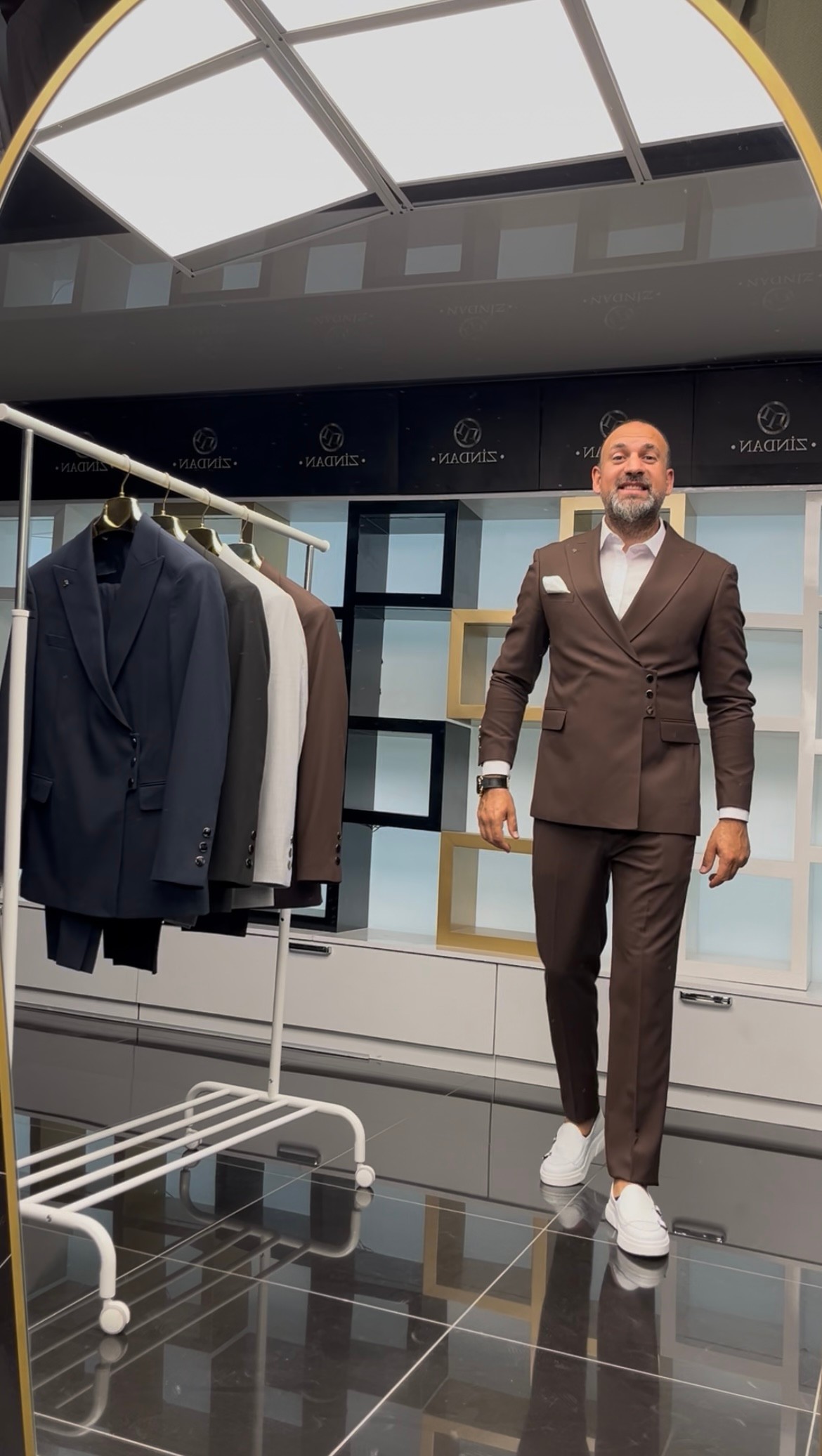3 Çıtçıtlı Model Takım Kahve 