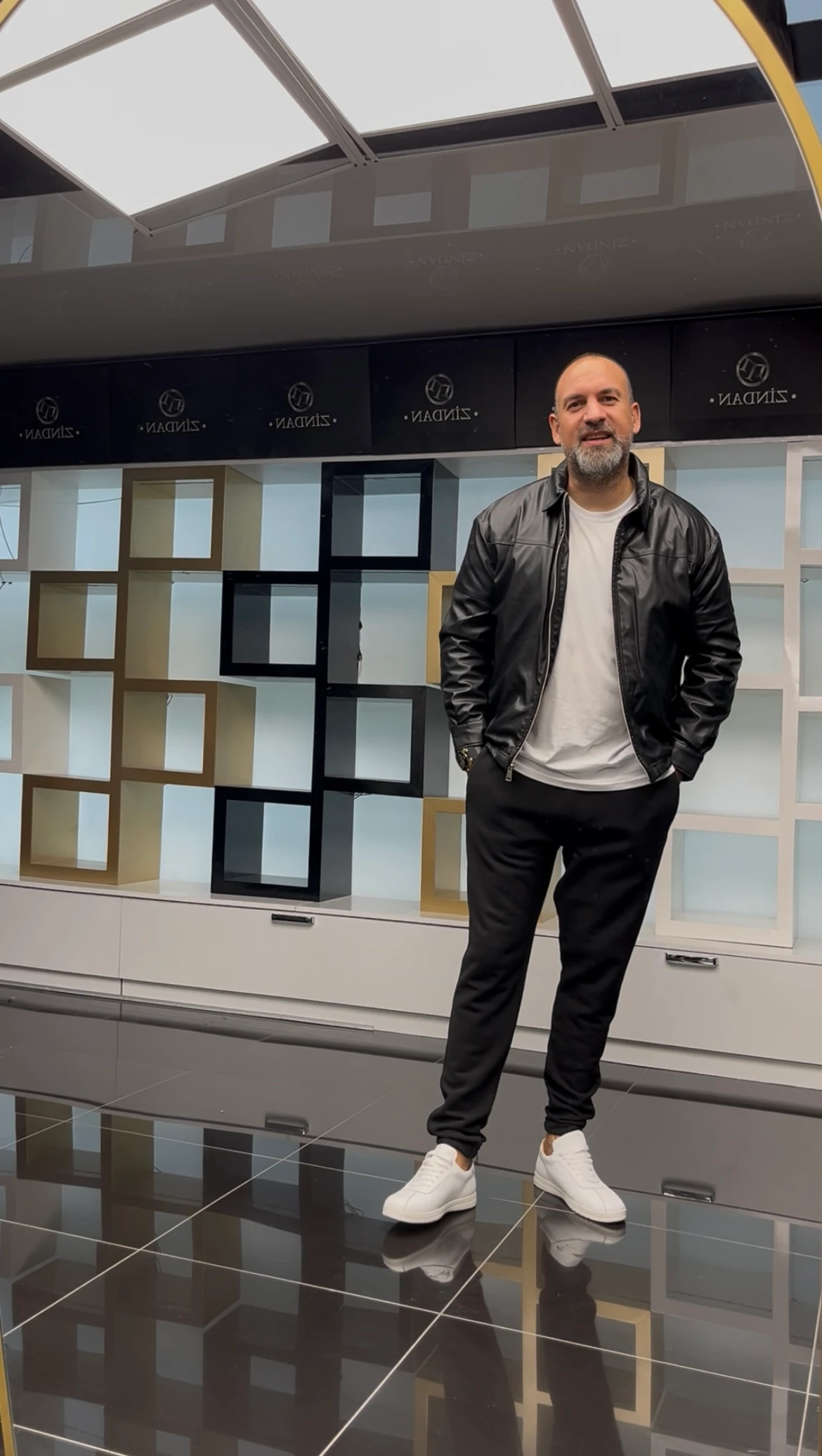 Düz Deri Mont Siyah