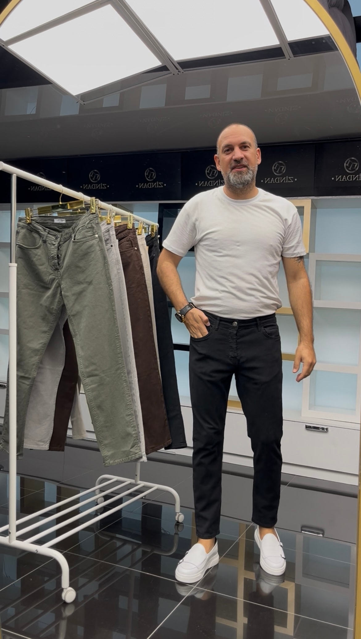 Beş Cep Kot Pantolon Siyah