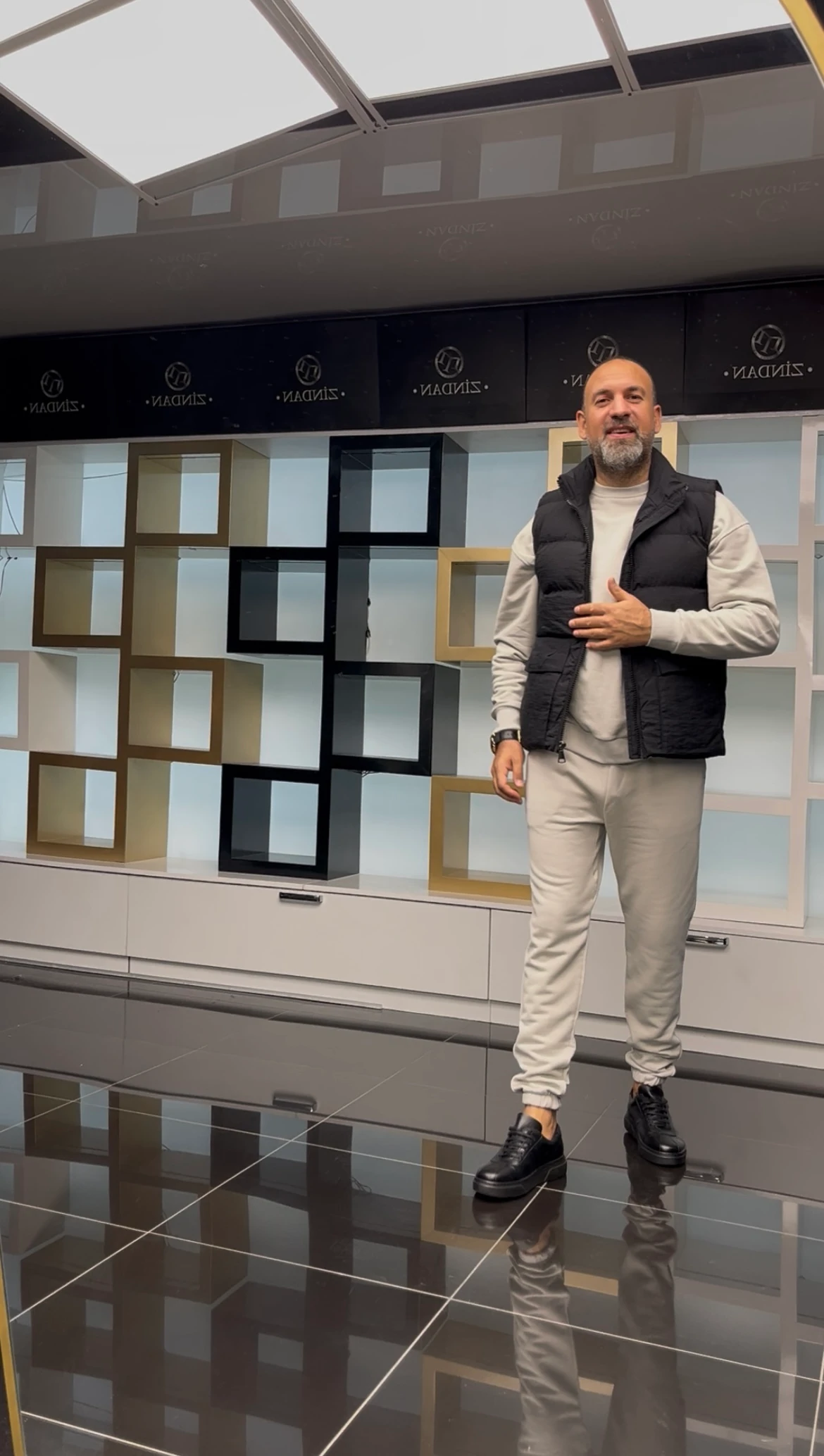 Şişme Yelek Torba Cepli Siyah