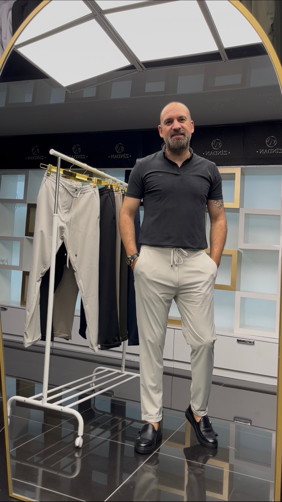 Jogger Pantolon Krem