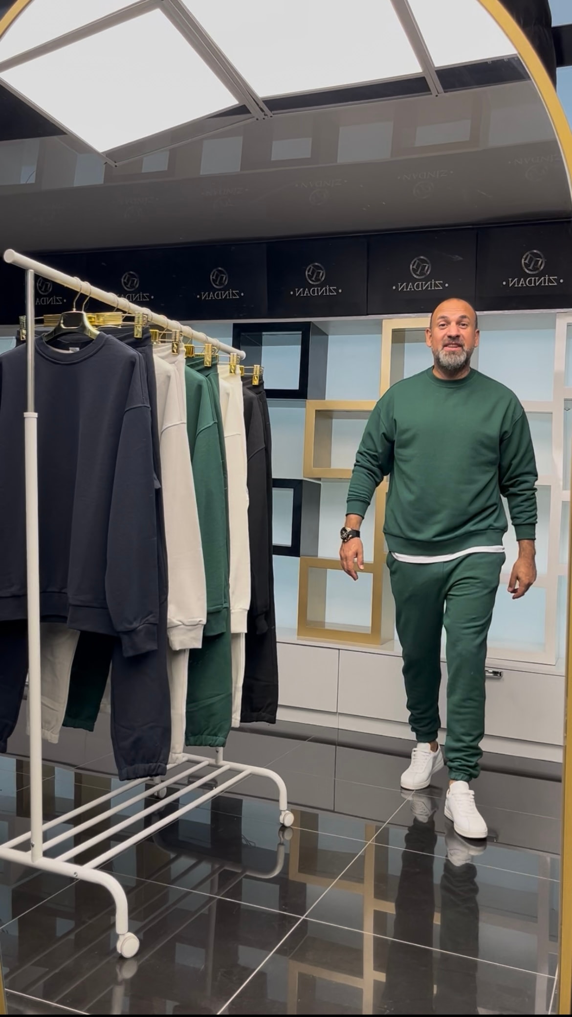 3 İplik Eşofman Takımı Yeşil 