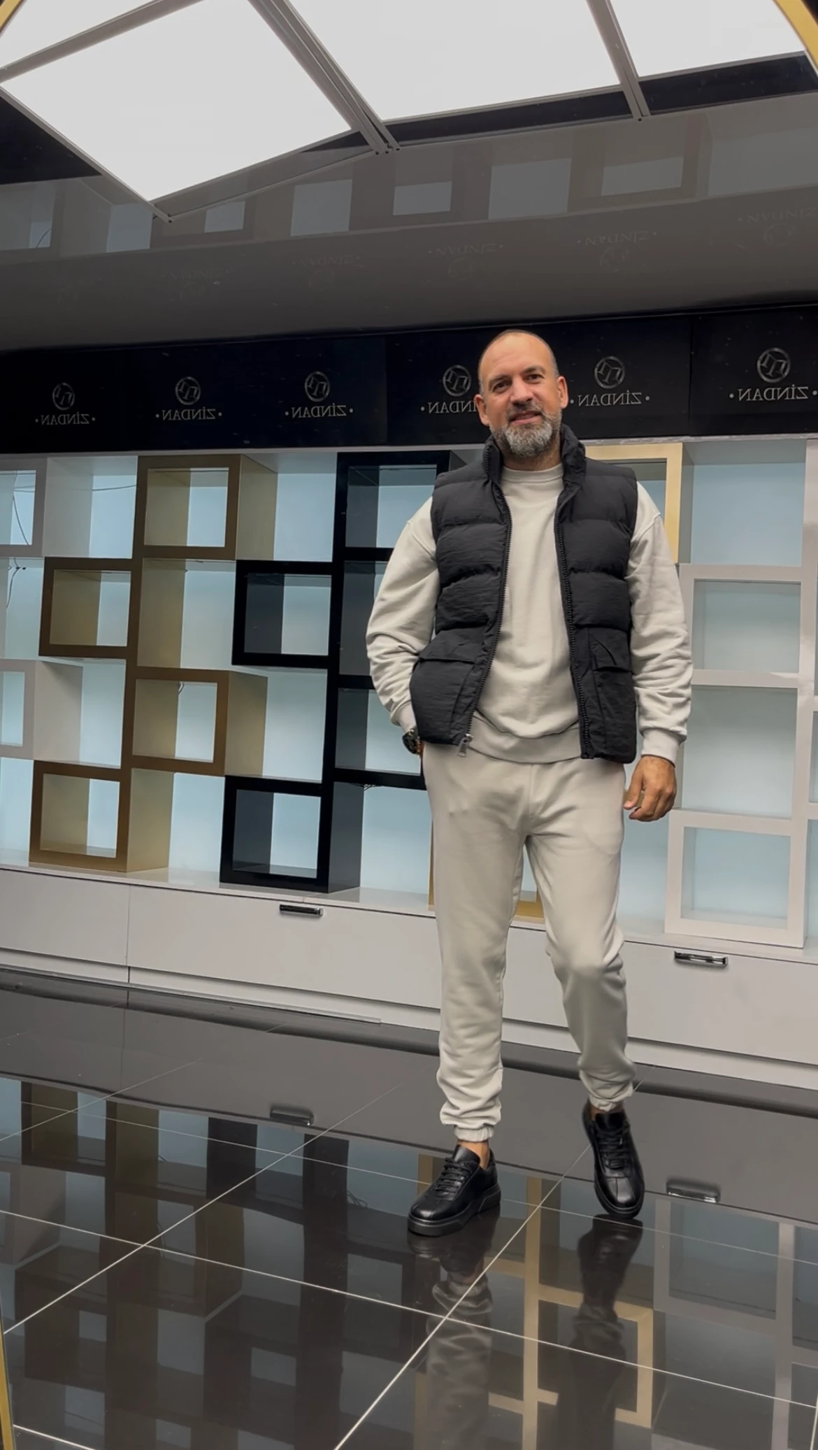 Şişme Yelek Torba Cepli Siyah