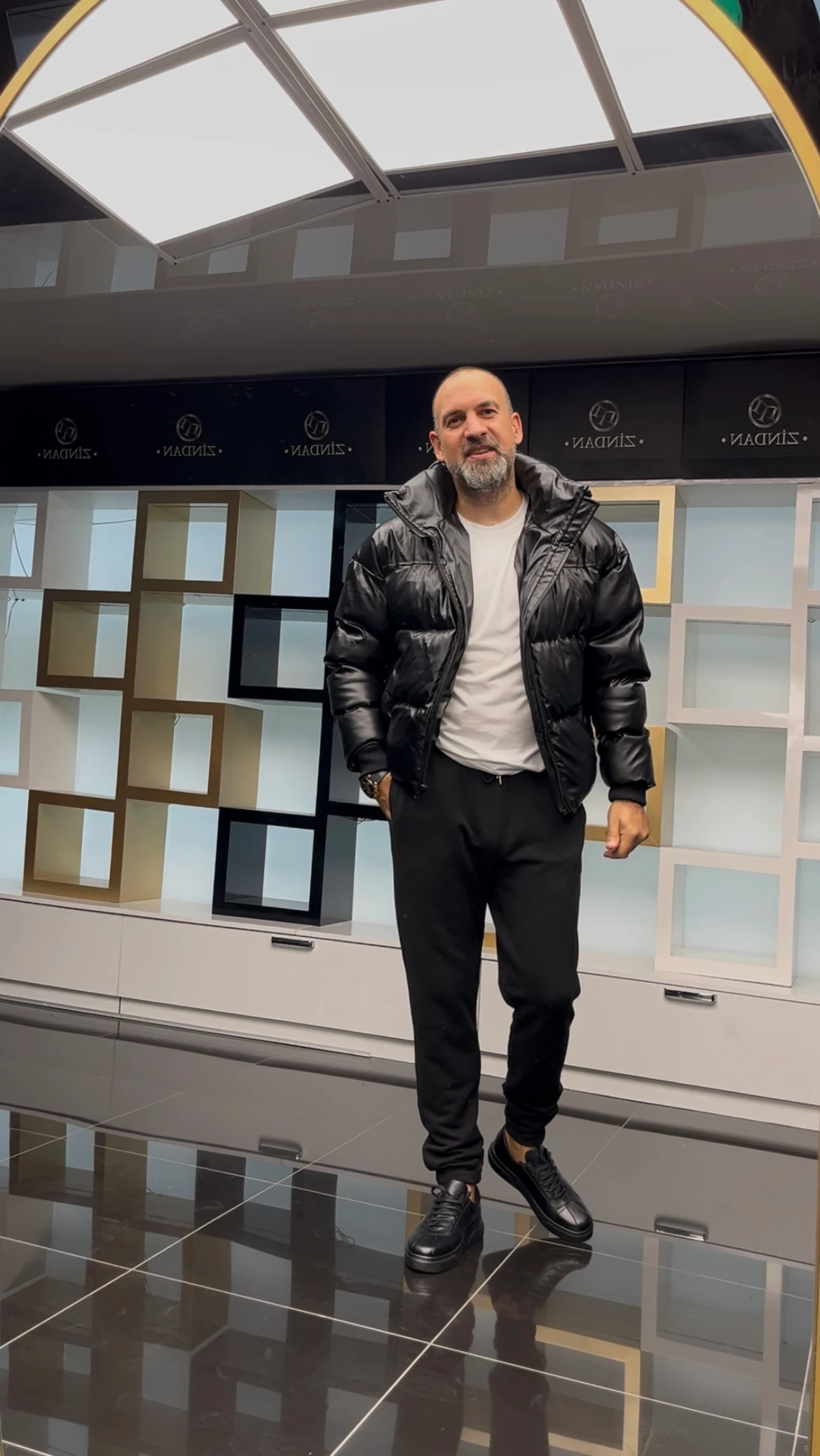 Bomber Gizli Kapüşonlu Mont Siyah