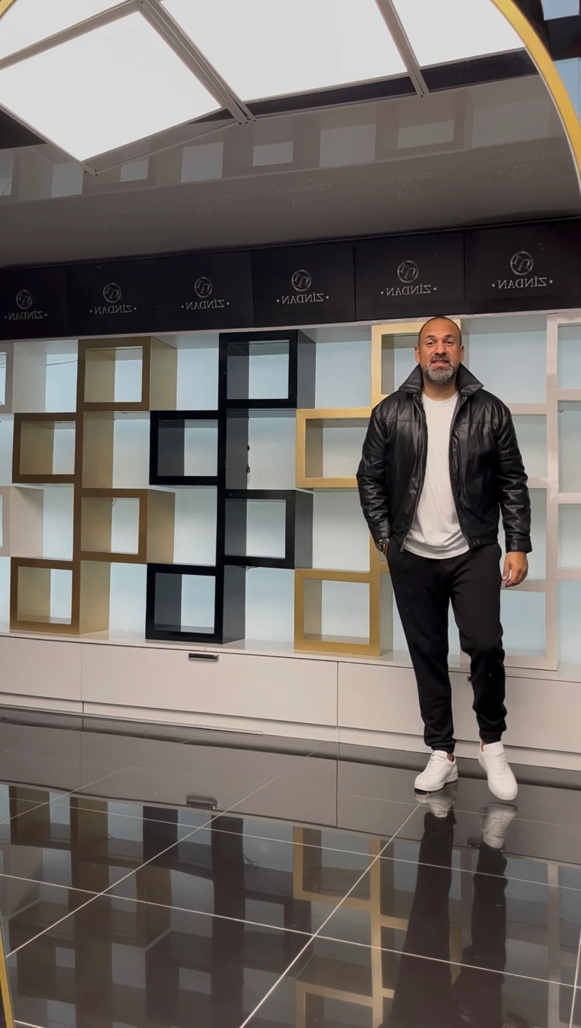 Düz Deri Mont Siyah