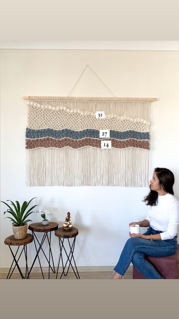 BORDOKECE  I   Extra Large Macrame Wall Hanging, Woven Wall Tapestry, Bohemian Art Decoration, Tapestry Wall Hanging, Large Wall Art Oversized Horizontal