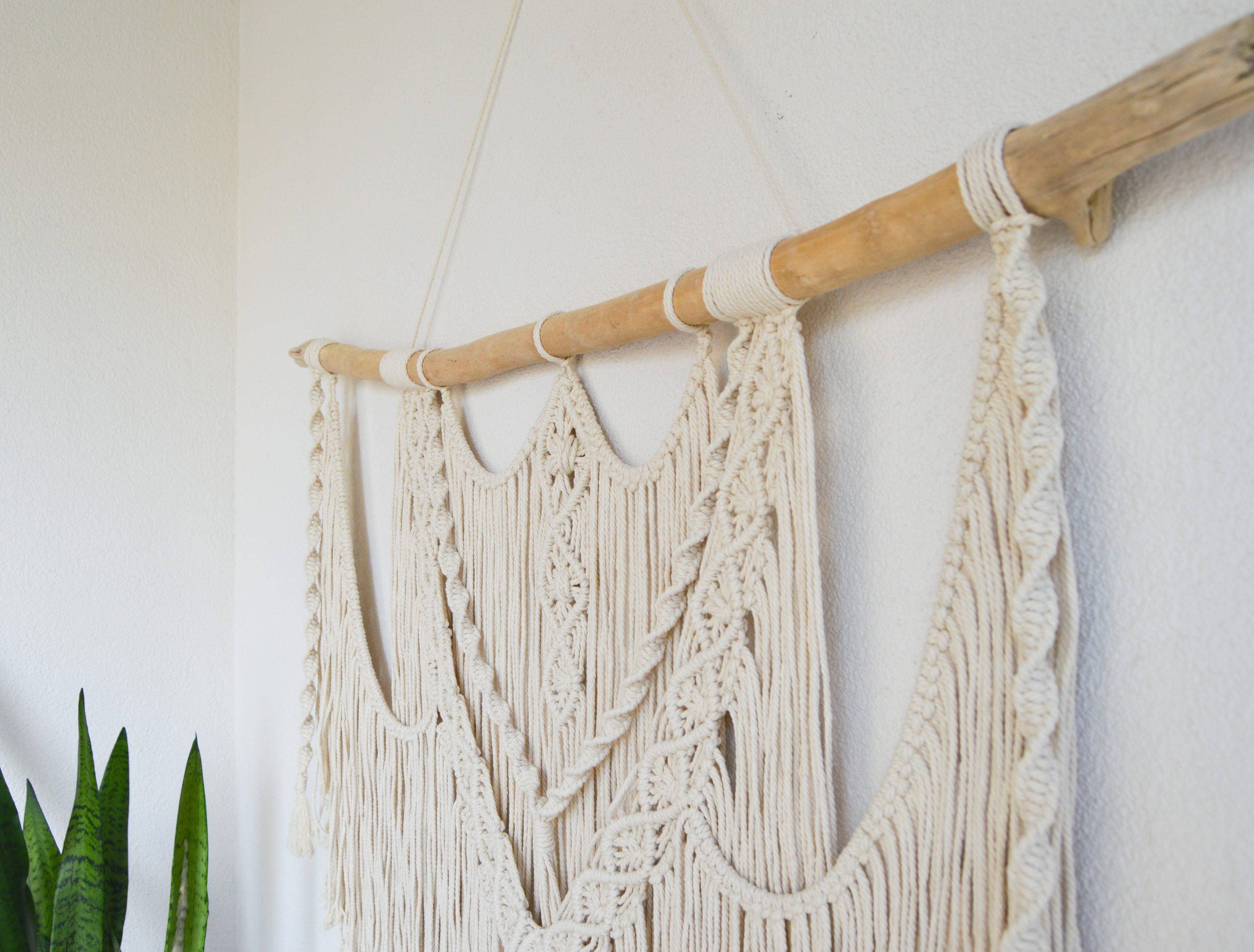 KEIRA  I   Large Macrame Wall Hanging, Macrame Wall Art, Woven Wall Hanging, Boho Wall Decor, Wall Tapestry, Nursery Decor, Bedroom Wall Hanging