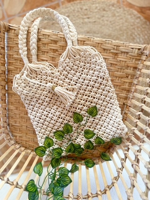 Handmade Macrame Beach Bag, Daily Shoulder Bag, Summer Bag