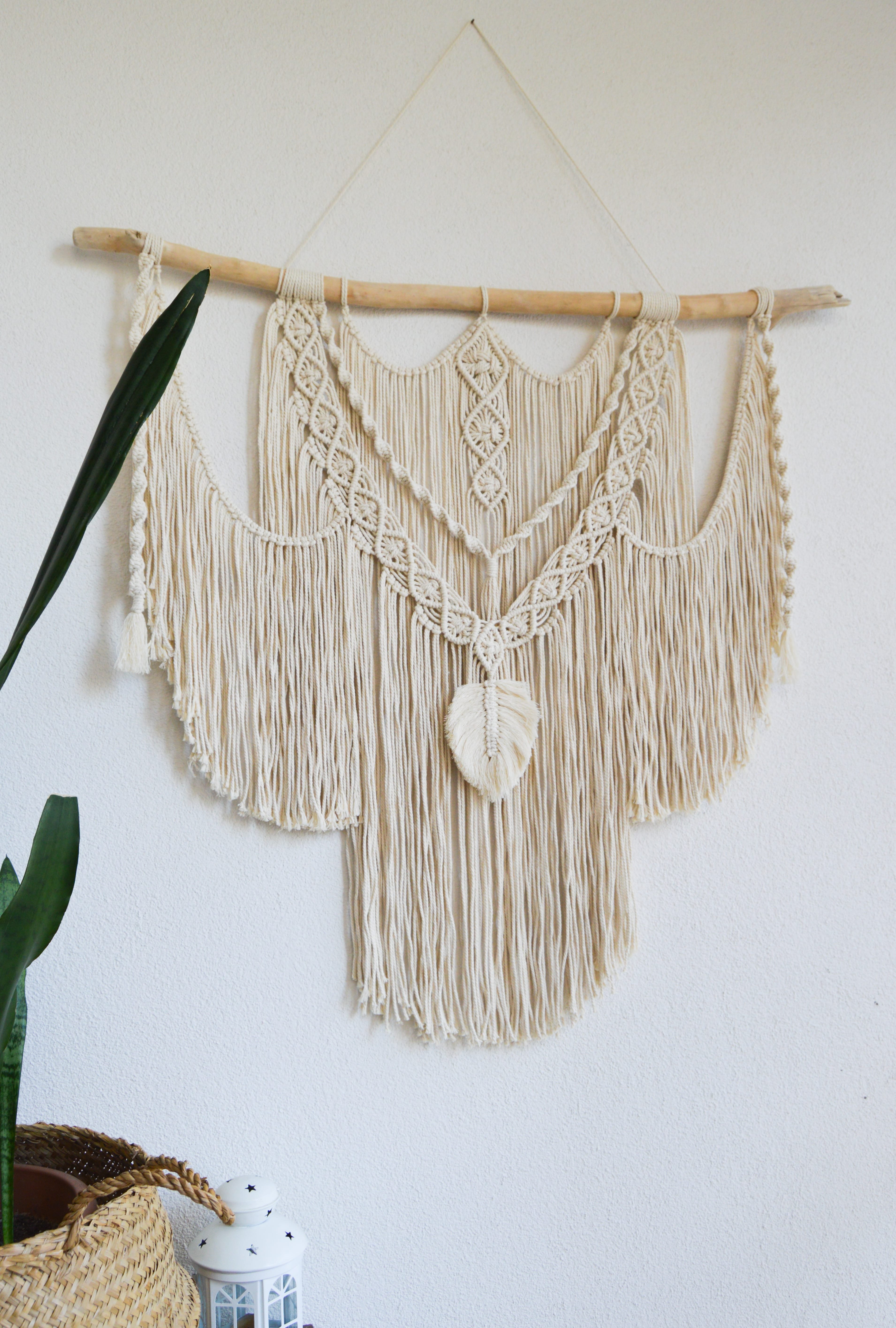 KEIRA  I   Large Macrame Wall Hanging, Macrame Wall Art, Woven Wall Hanging, Boho Wall Decor, Wall Tapestry, Nursery Decor, Bedroom Wall Hanging