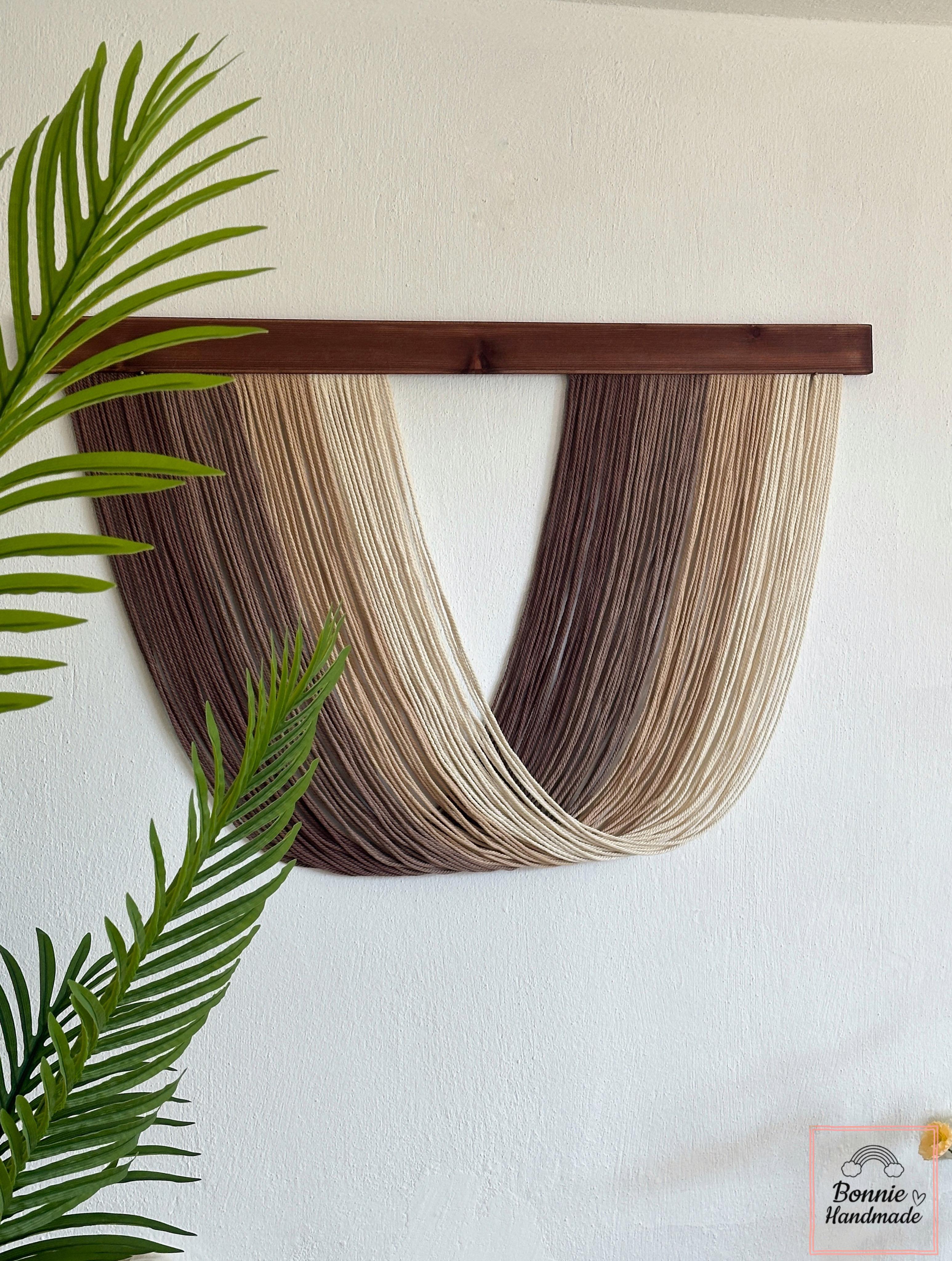 BROWN GREEN YAY  I   Large Macrame Wall Hanging, Boho Wall Decor, Neutral Beige Brown Olive Sage Green, Tapestry Wall Art, Bohemian Decoration, Housewarming gift, Headboard