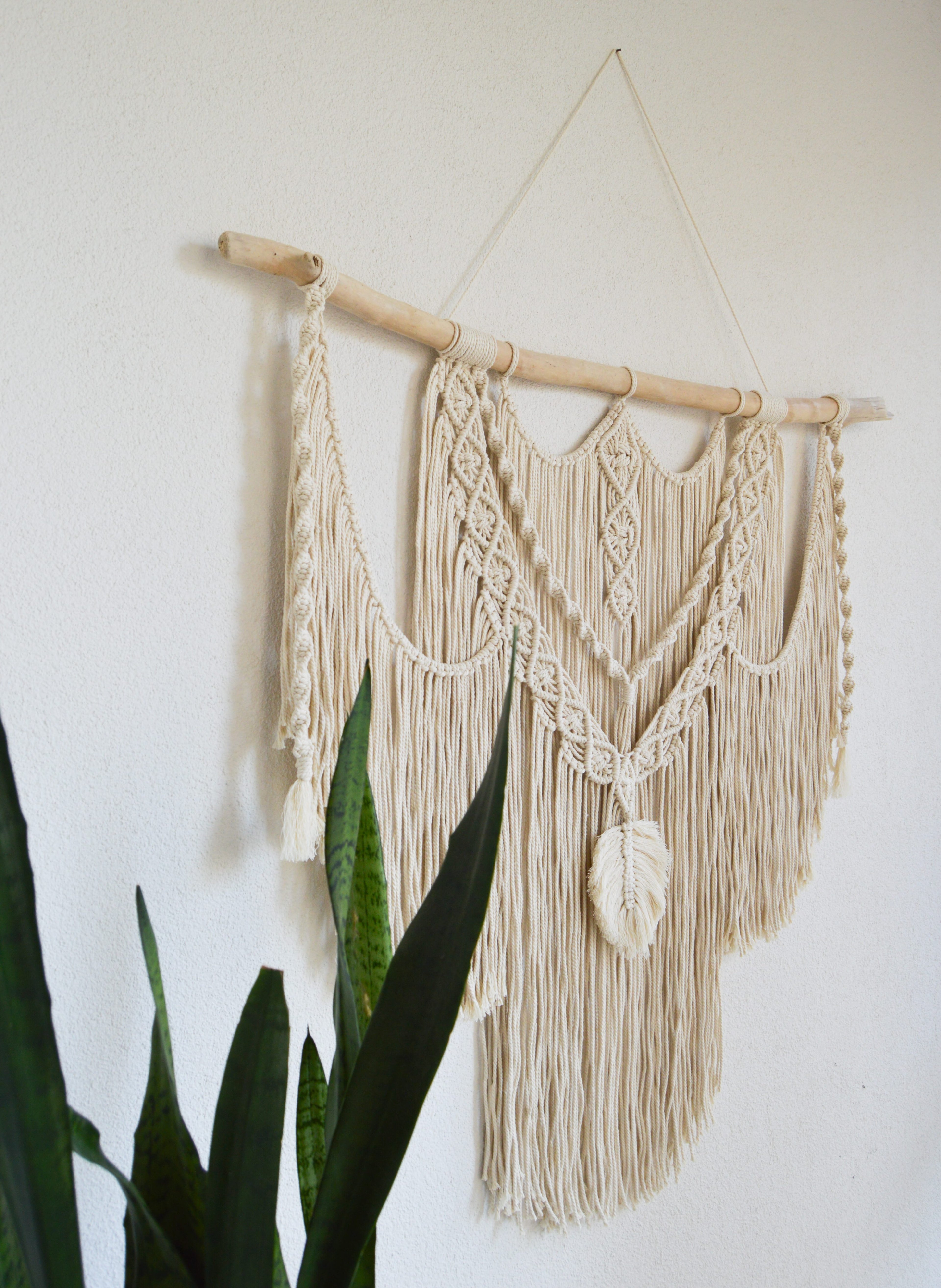 KEIRA  I   Large Macrame Wall Hanging, Macrame Wall Art, Woven Wall Hanging, Boho Wall Decor, Wall Tapestry, Nursery Decor, Bedroom Wall Hanging