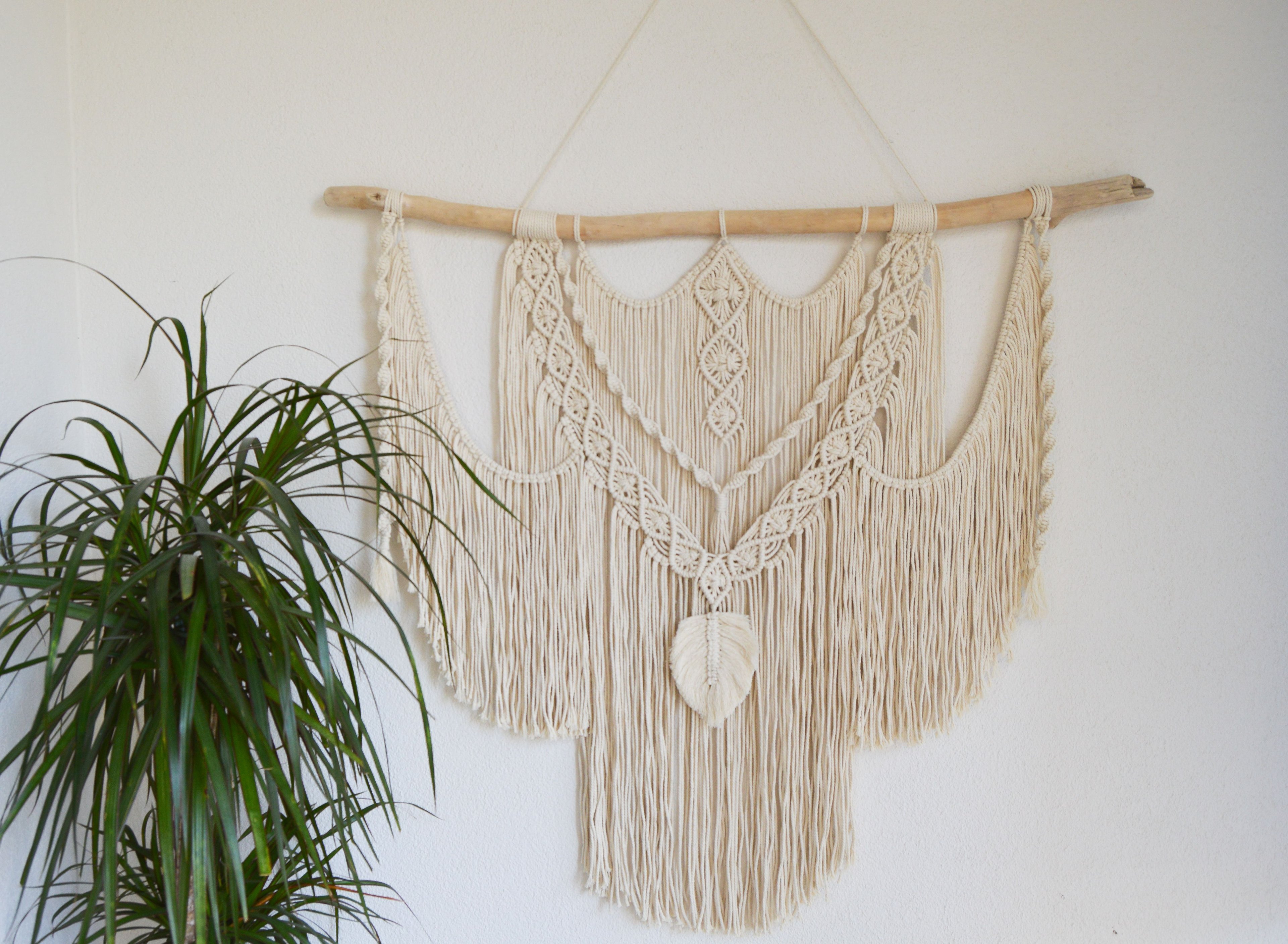 KEIRA  I   Large Macrame Wall Hanging, Macrame Wall Art, Woven Wall Hanging, Boho Wall Decor, Wall Tapestry, Nursery Decor, Bedroom Wall Hanging