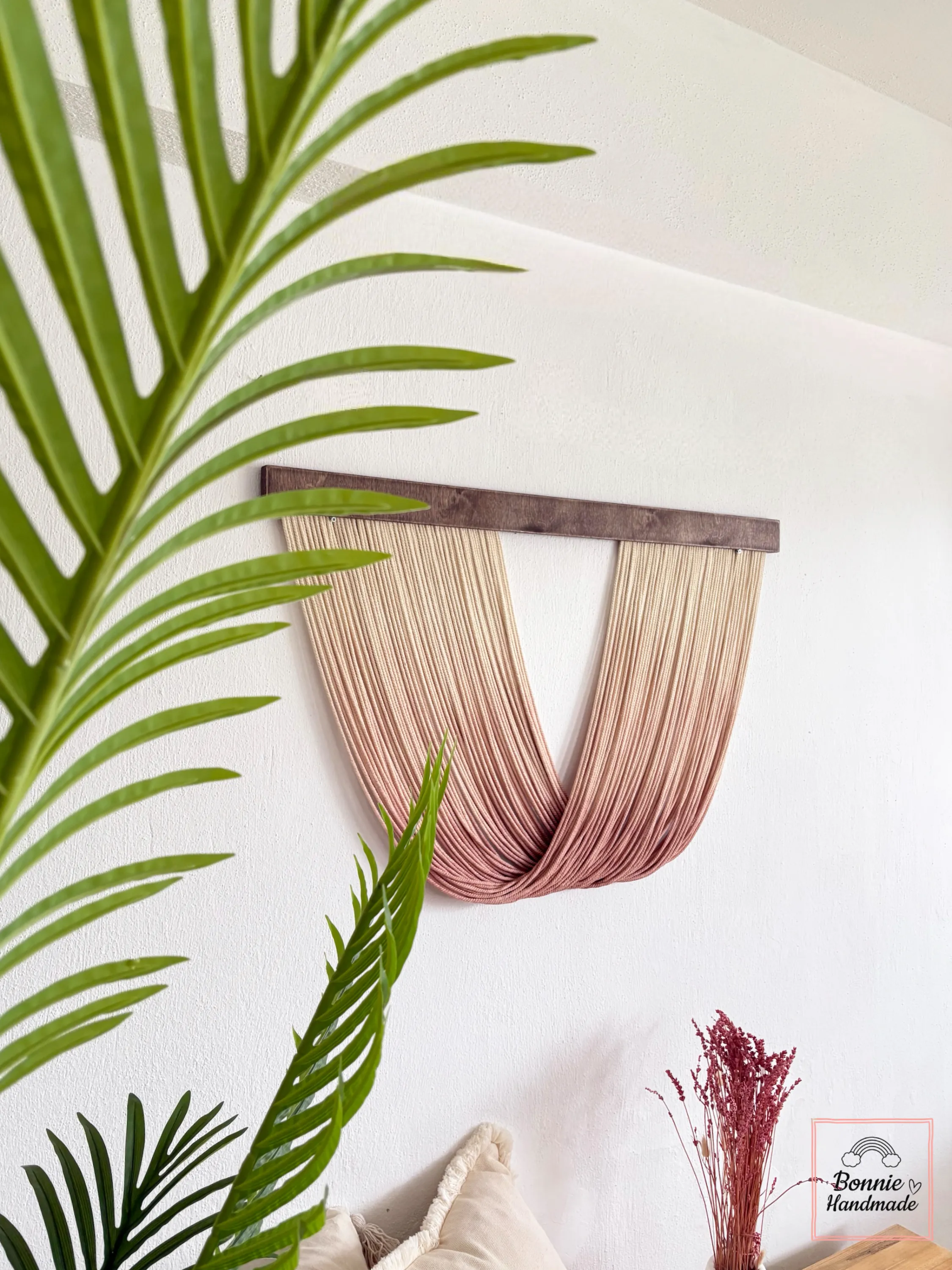 YAYBOYA  I   Macrame Dip Dye Fiber Art  BH23004