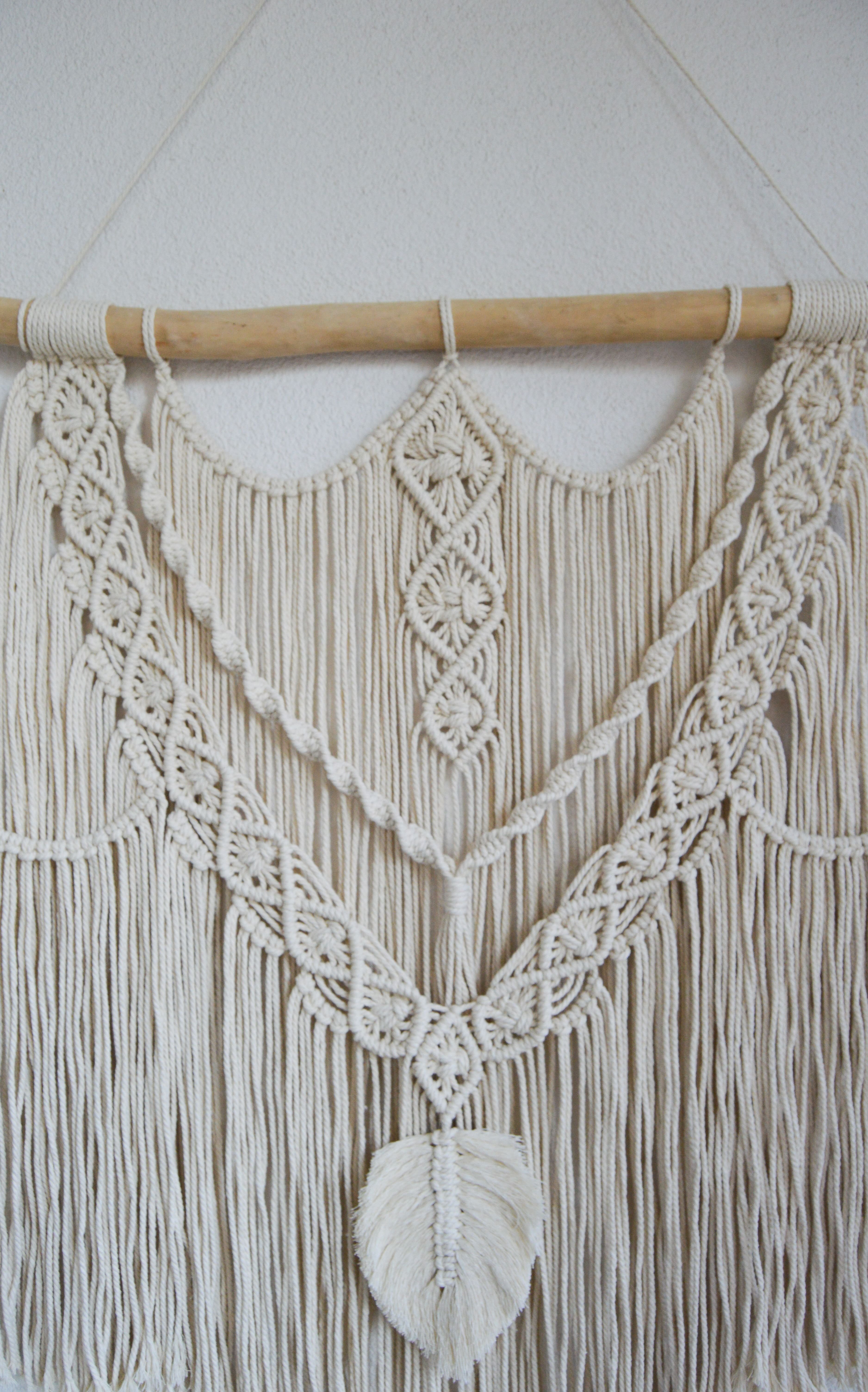 KEIRA  I   Large Macrame Wall Hanging, Macrame Wall Art, Woven Wall Hanging, Boho Wall Decor, Wall Tapestry, Nursery Decor, Bedroom Wall Hanging