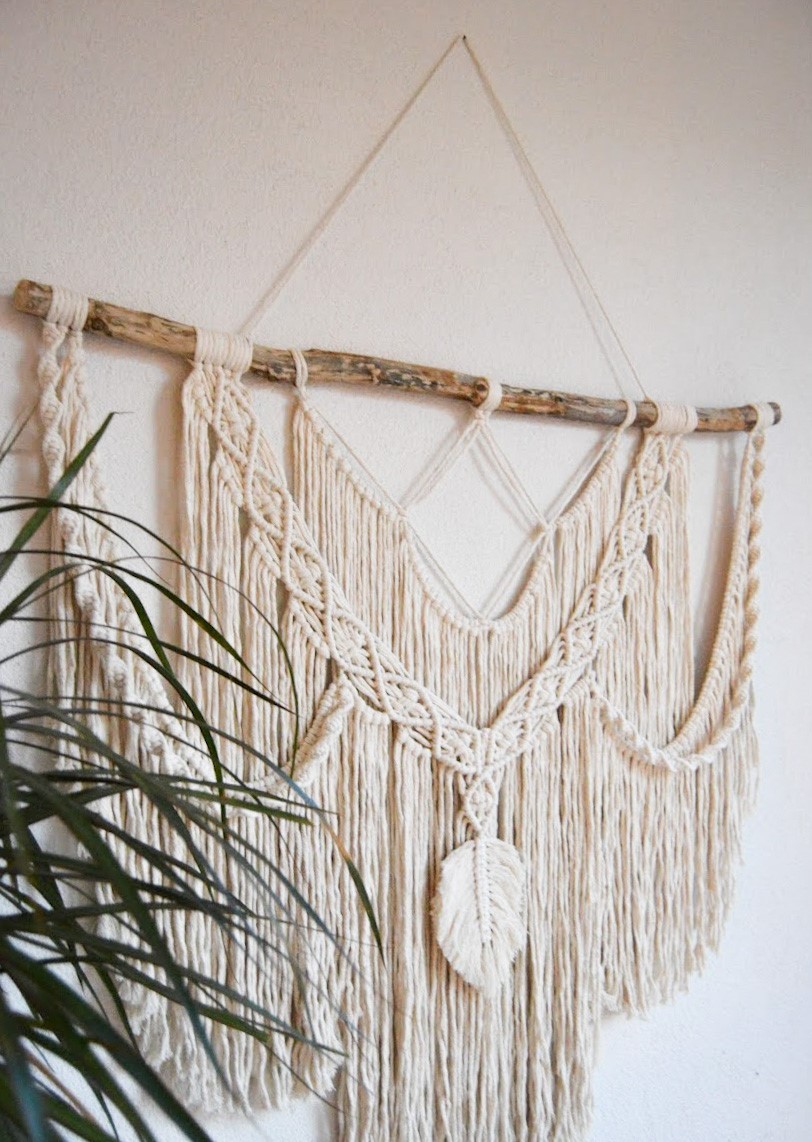 HARDAL   I   Large Macrame Wall Hanging, Modern Woven Wall Art, Gift for women, Bohemian Wall Tapestry, Wedding Backdrop, Boho Bedroom Interior Decor