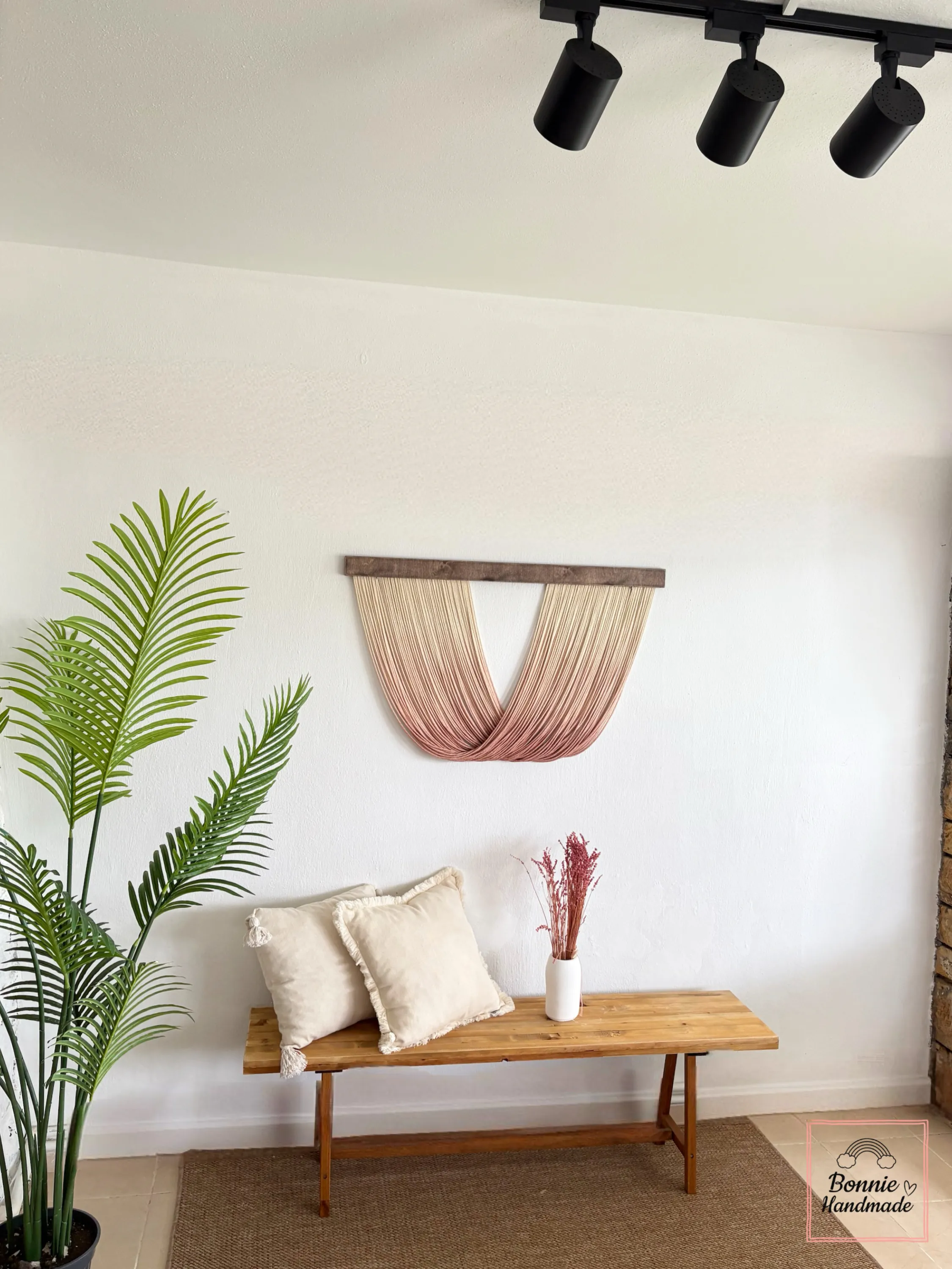 YAYBOYA  I   Macrame Dip Dye Fiber Art  BH23004