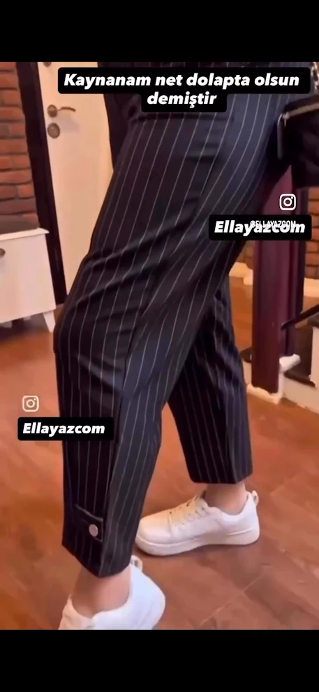 010 Çizgili pantolon