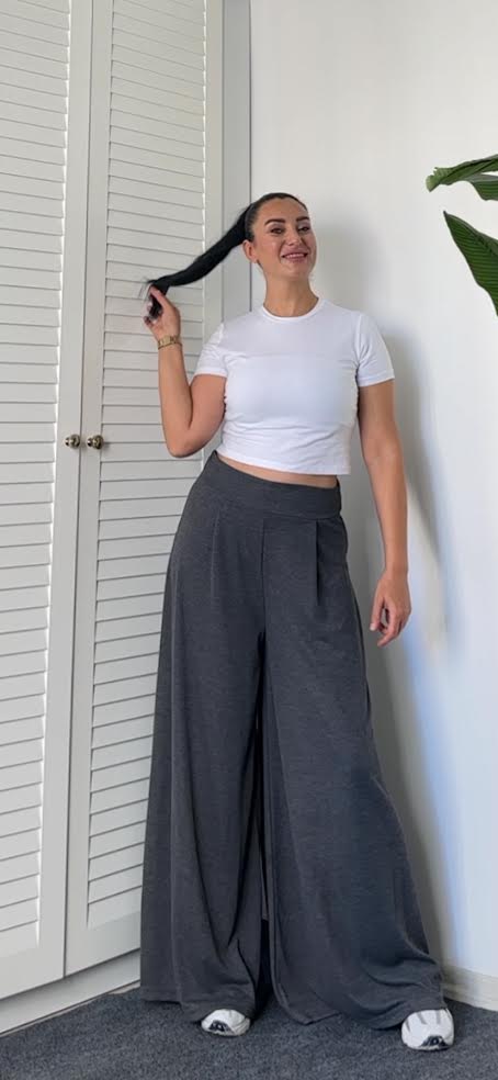 006 Elif füme etek pantolon