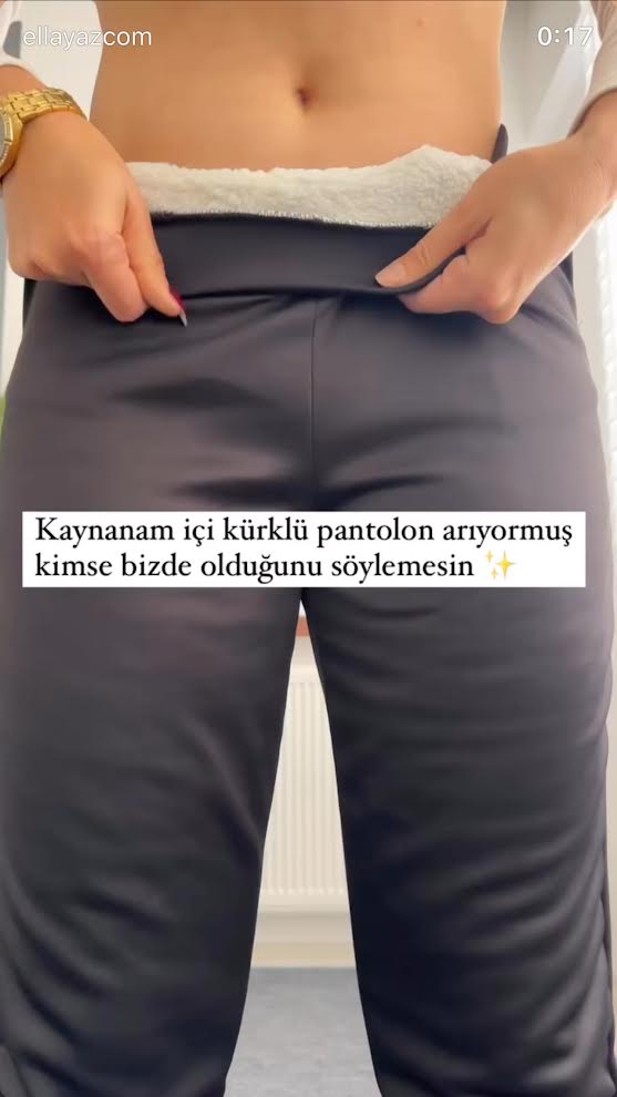013 Kürklü pantolon