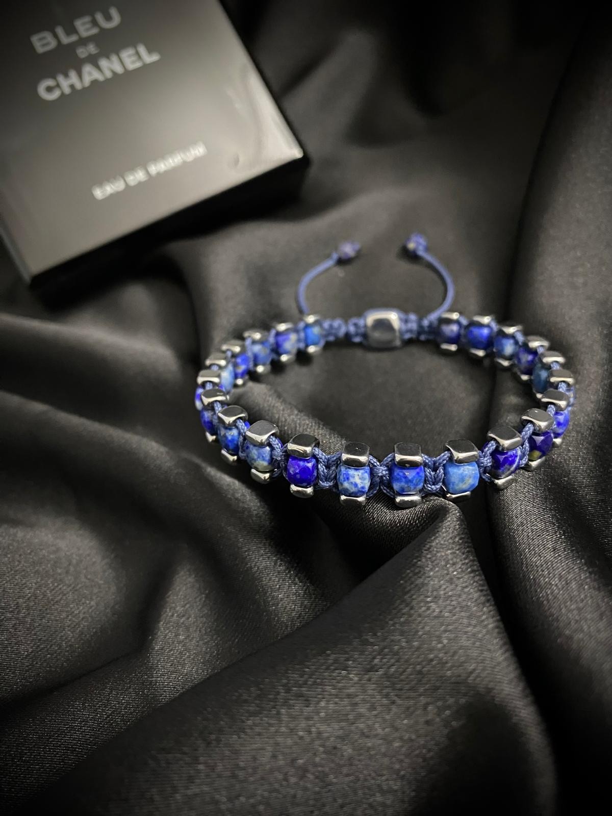 Lapis Lazuli Hematit Bileklik