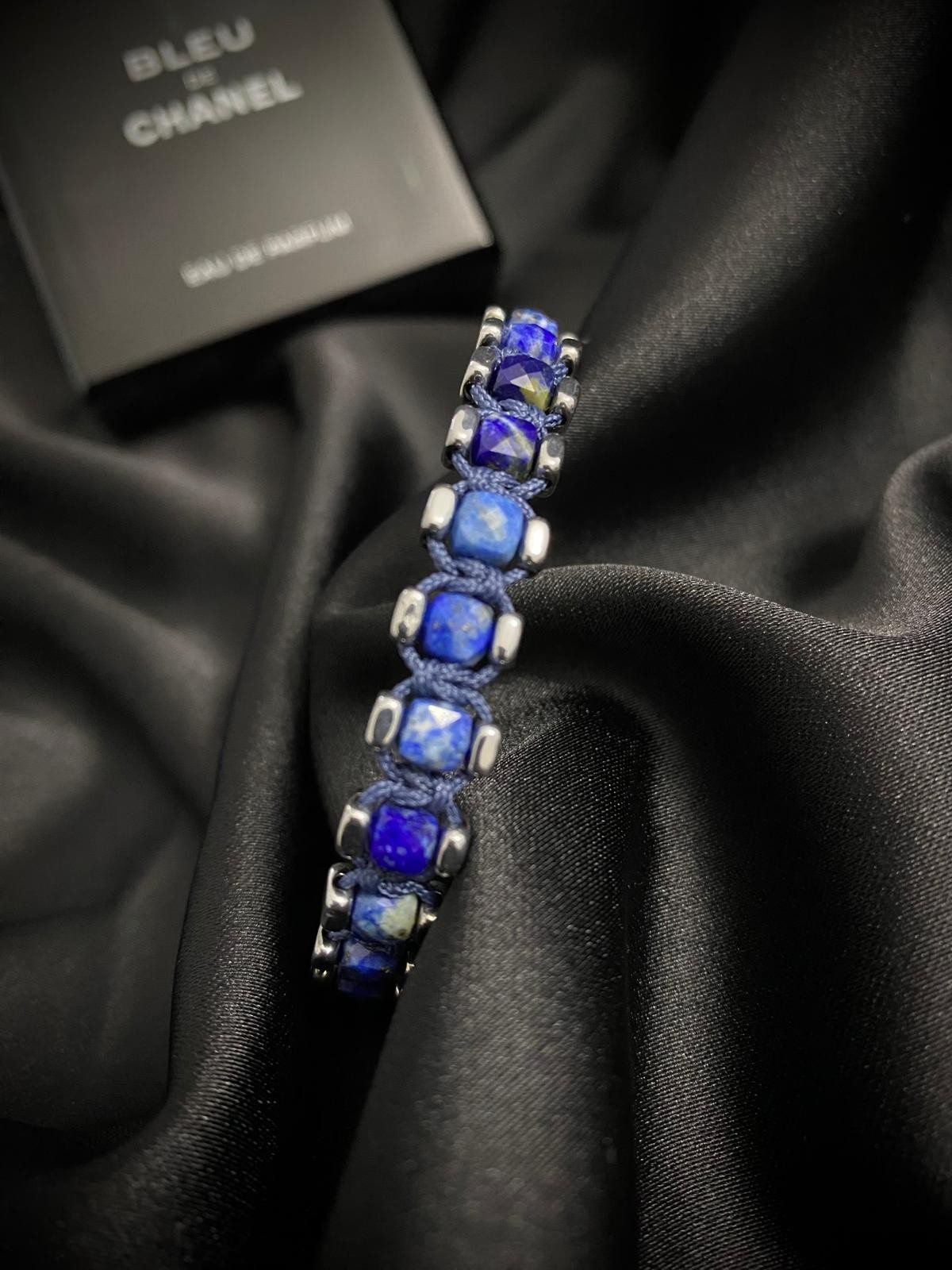 Lapis Lazuli Hematit Bileklik