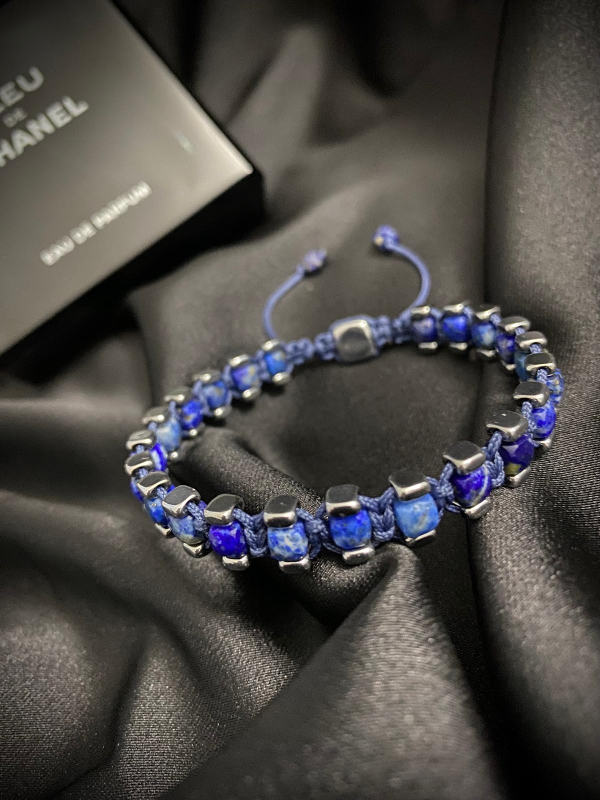 Lapis Lazuli Hematit Bileklik