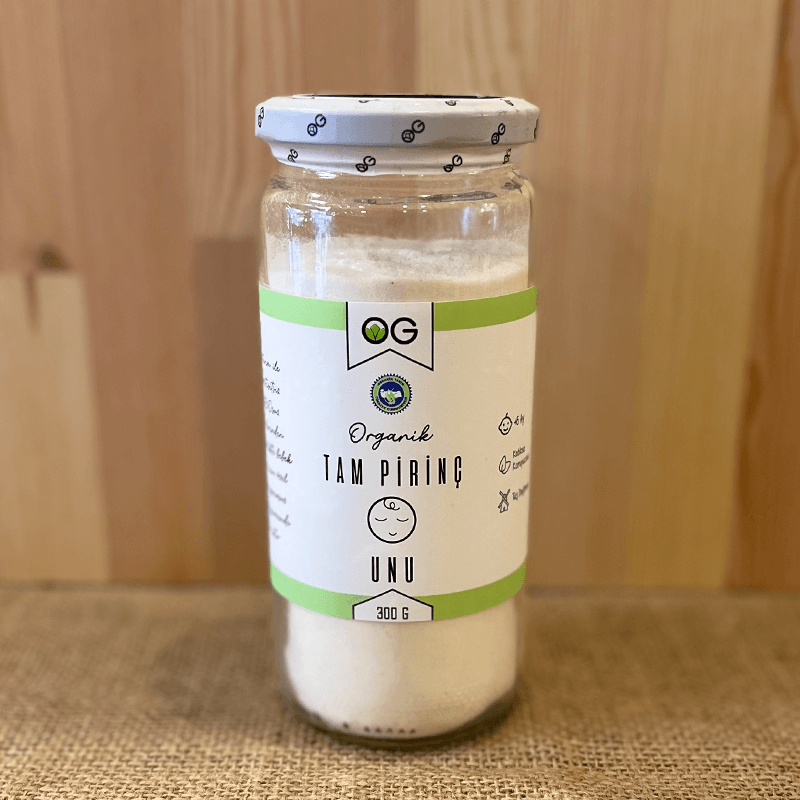 Organik Tam Pirinç Unu - 300 GR