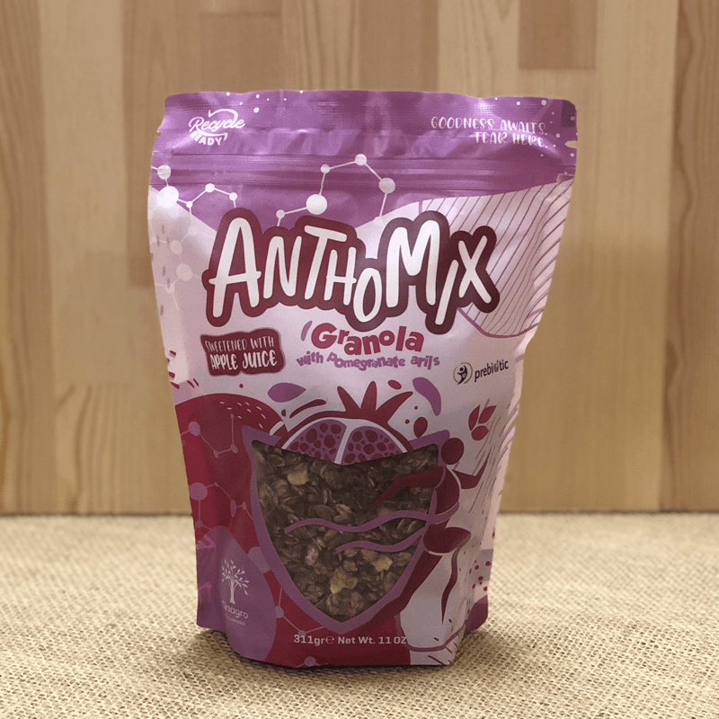 Nar&Siyah Havuç Cinagro Granola Prebiotic Anthomix Gevrek - 300 Gr