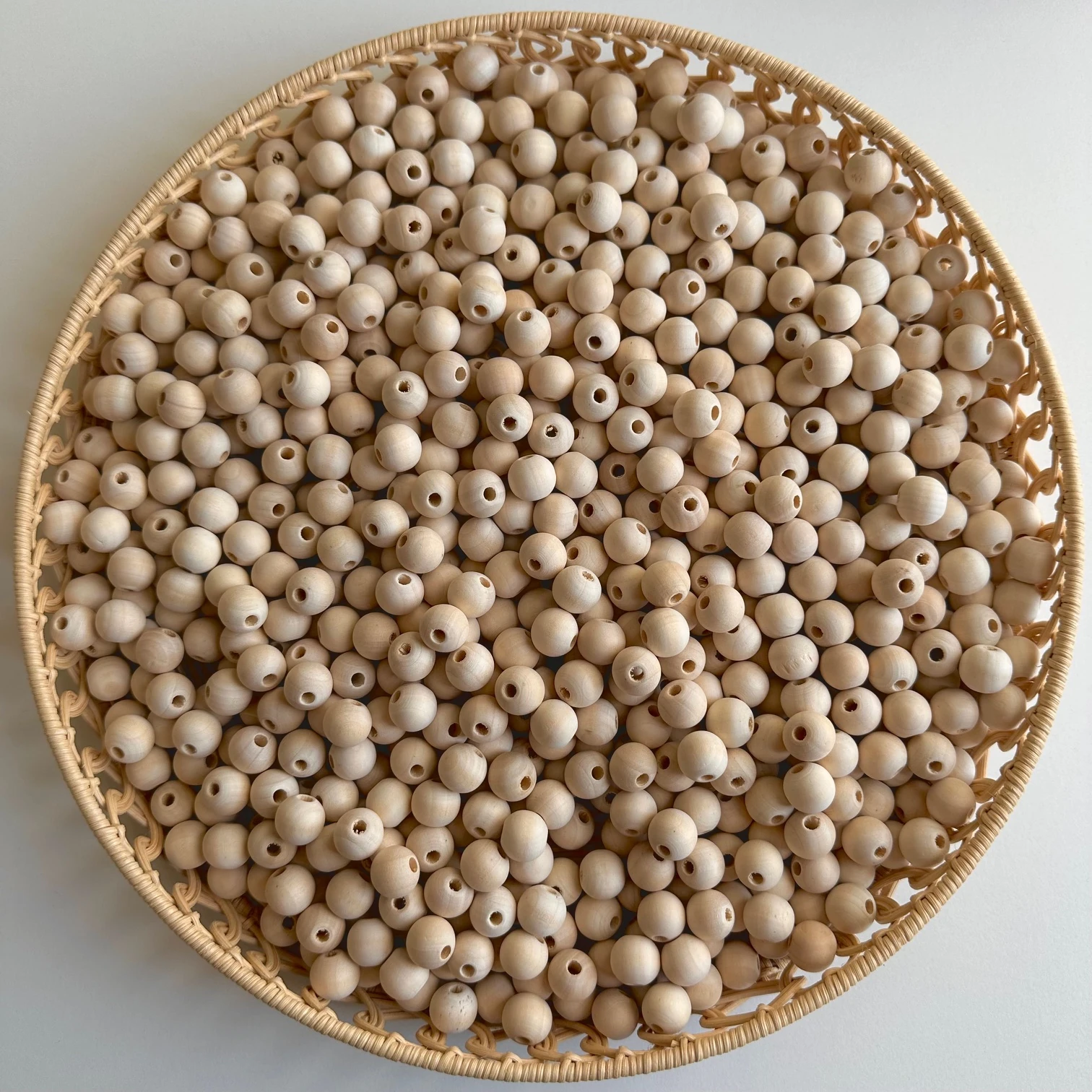 İthal 1. Kalite Ahşap Boncuk 50 'li