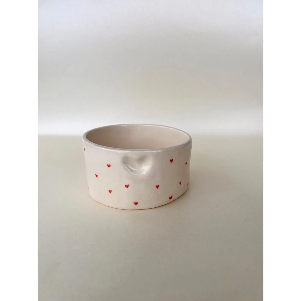 Love Bowl El Yapımı Seramik Kase