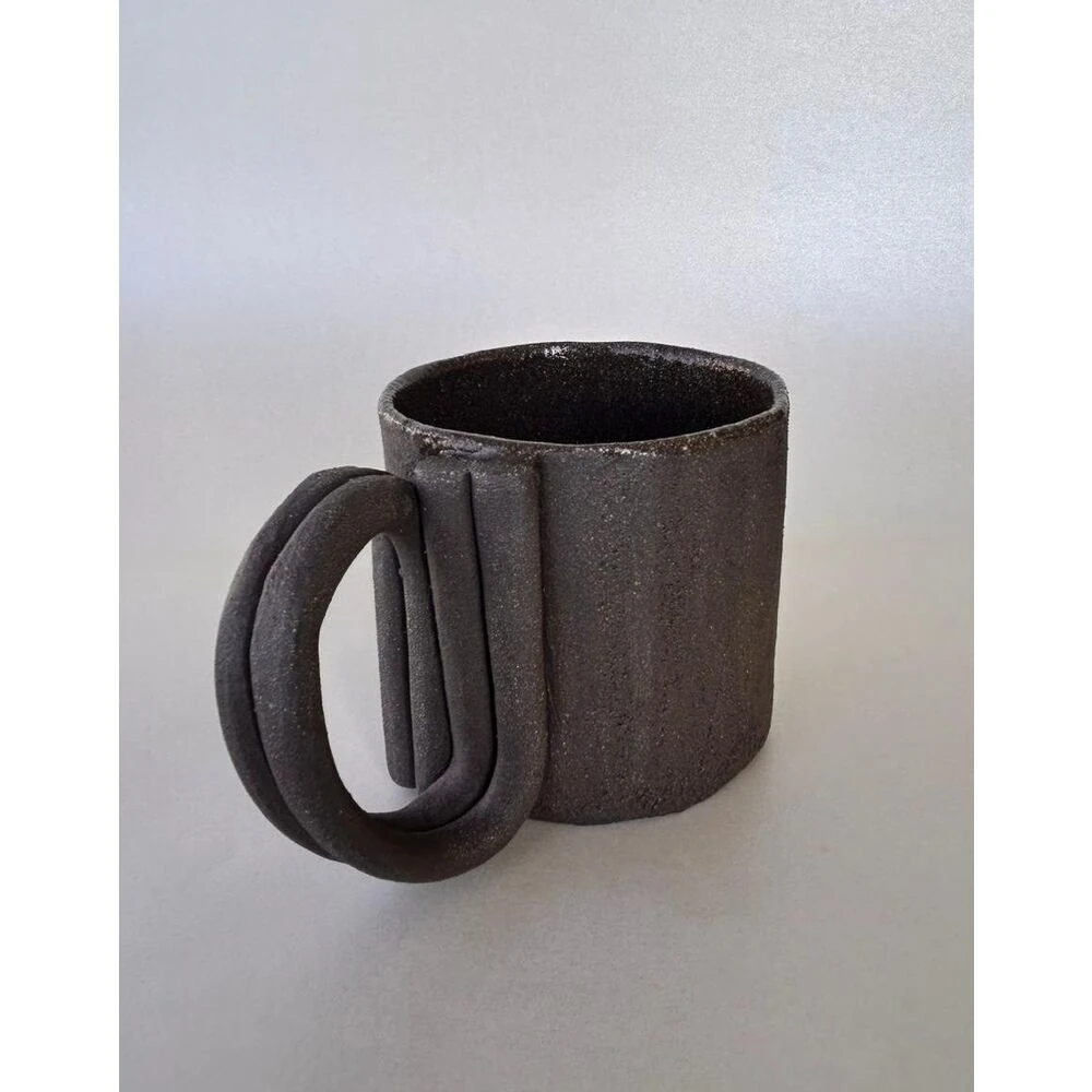 Brown Stone El Yapımı Seramik Kupa